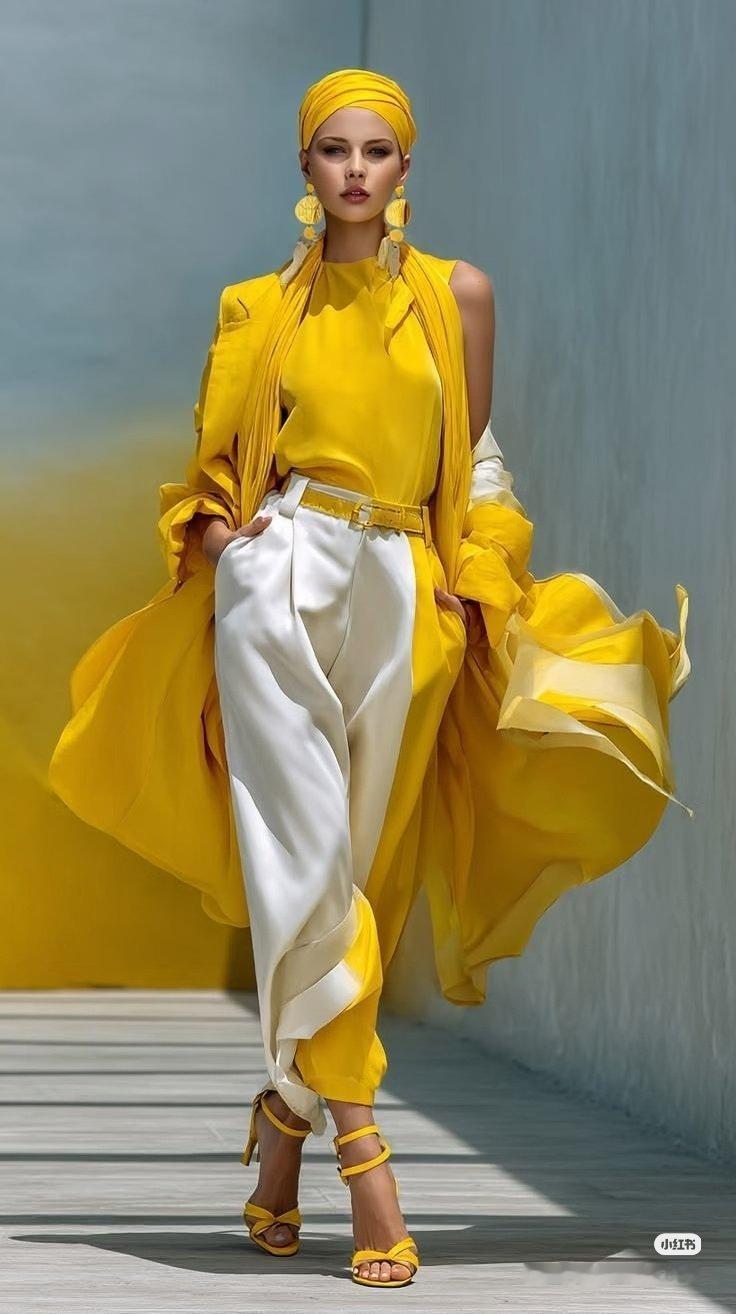 赛博感的黄衣服夯爆了 这是一代人的回忆，确实非常好看。机甲战袍让人沉迷，其实这份