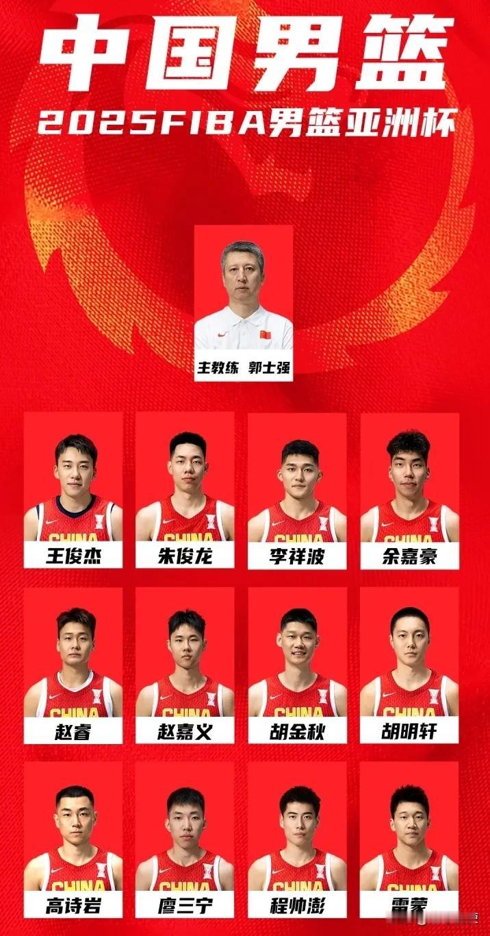 不争冠，保四强，求出线

中国男篮亚洲杯今日开打，被寄予厚望的徐杰、张宁双双落选