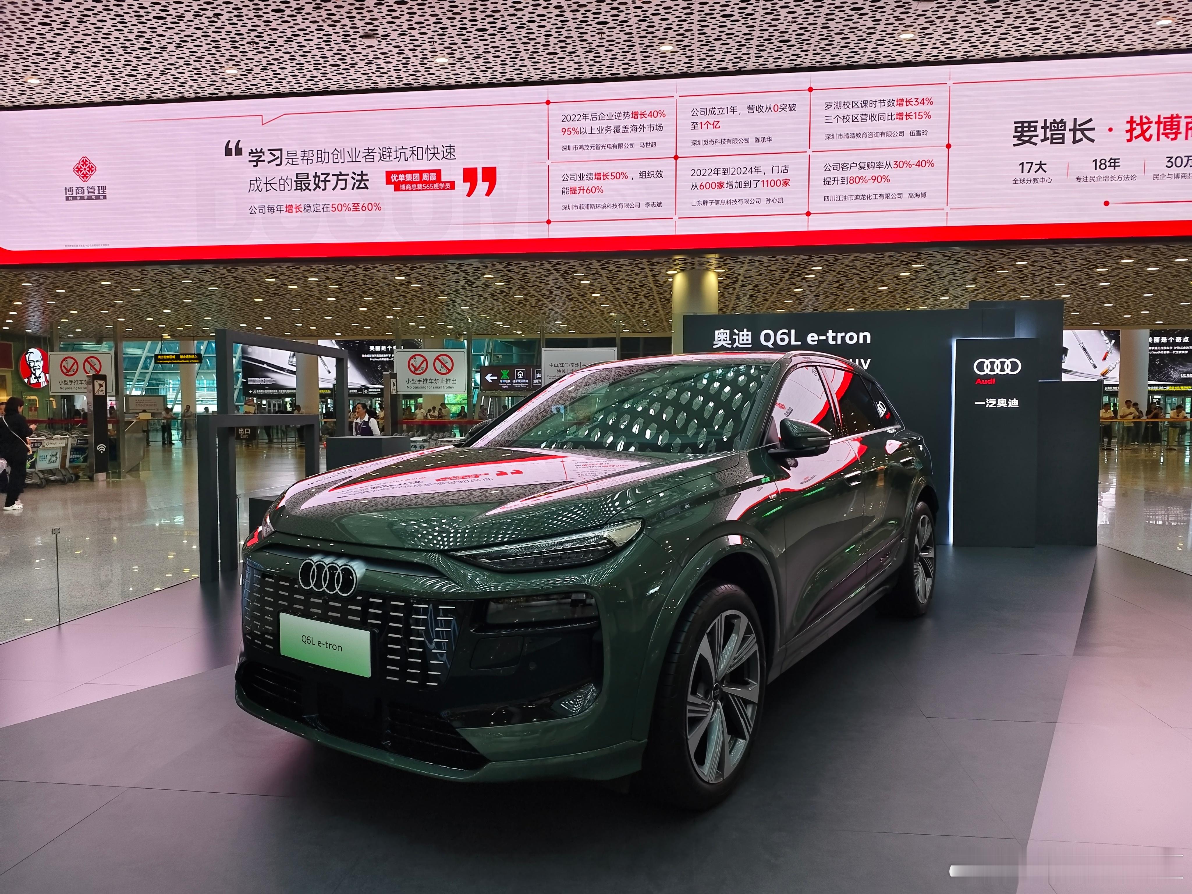 奥迪Q6L e-tron是奥迪针对中国市场推出的纯电动中大型SUV，基于高端电动