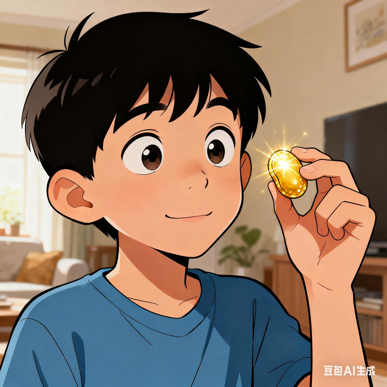 今天，看到一条新闻，11岁男孩误吞10克黄金豆，妈妈连续5天，扒拉两次都没有找到