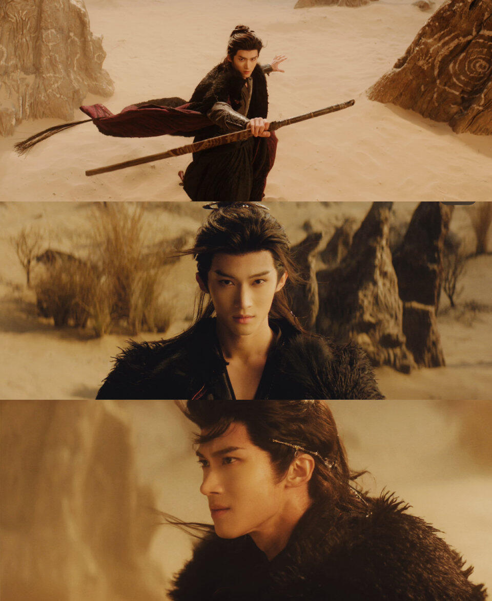 闫桉新剧夯级出场闫桉新剧提着大刀出场此男就是如此权威，剧里的每一张图都是壁纸的程