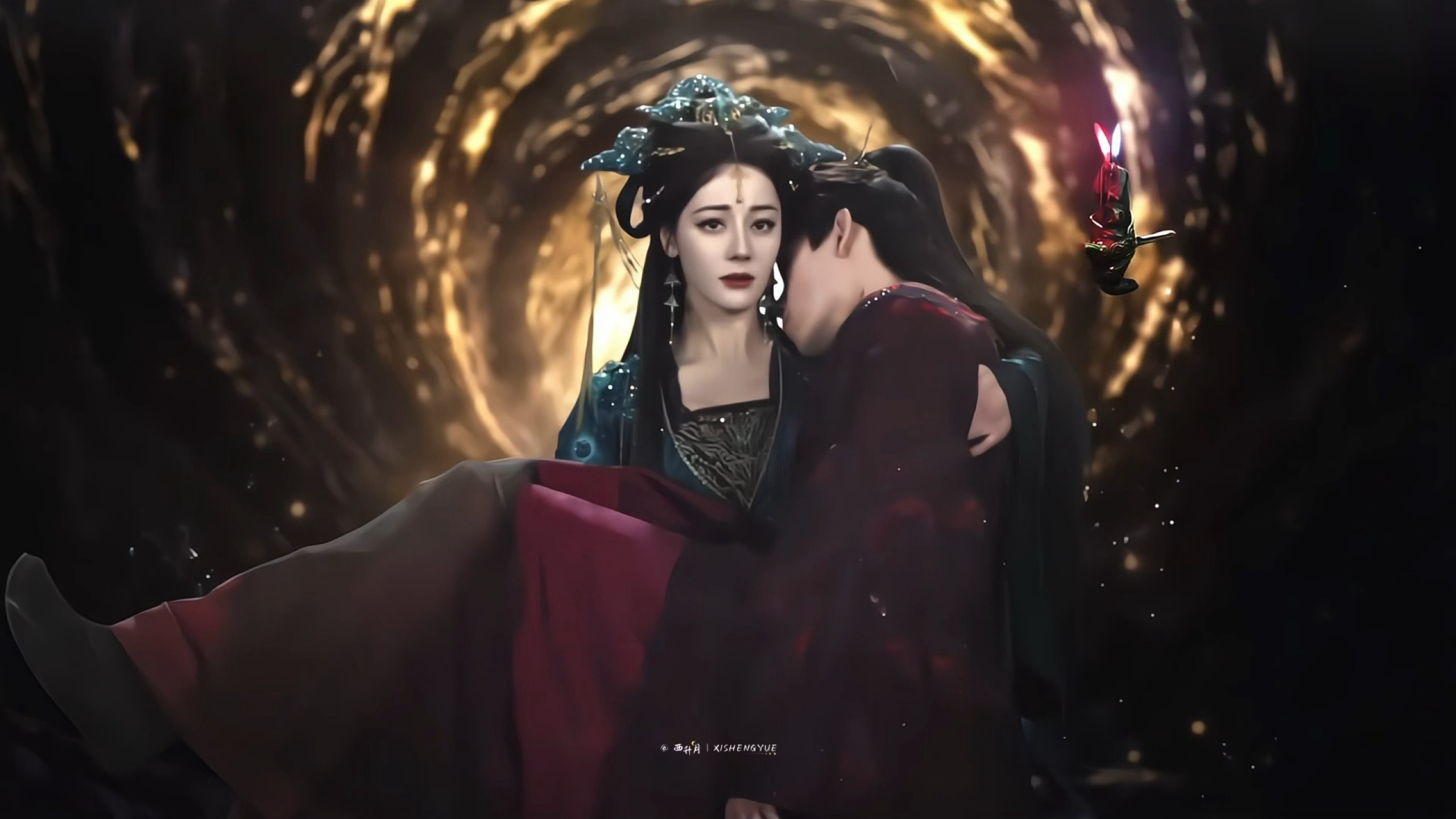 神了女尊在白日提灯这个镜头体现的淋漓尽致…迪丽热巴贺思慕白日提灯