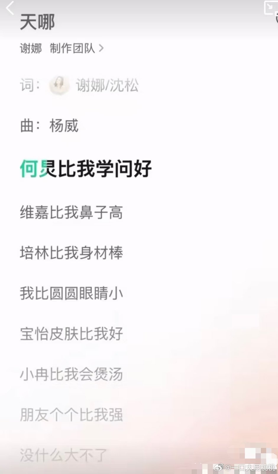 这歌词写的…… 