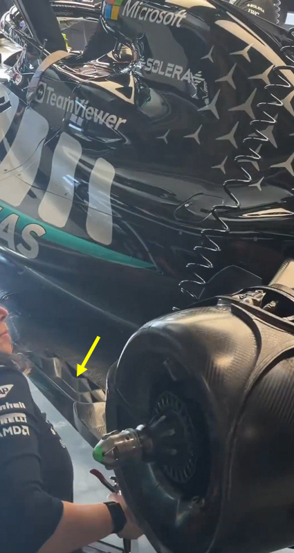 F12026F1加拿大大奖赛 梅赛德斯在加拿大带来的新底板 