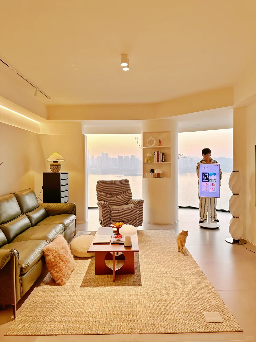 大屏幕！可移动！装修最大的遗憾被弥补了！