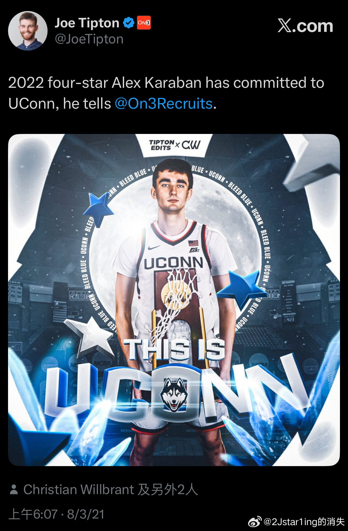 这人什么水平？能在UConn打几年？uconnmbb