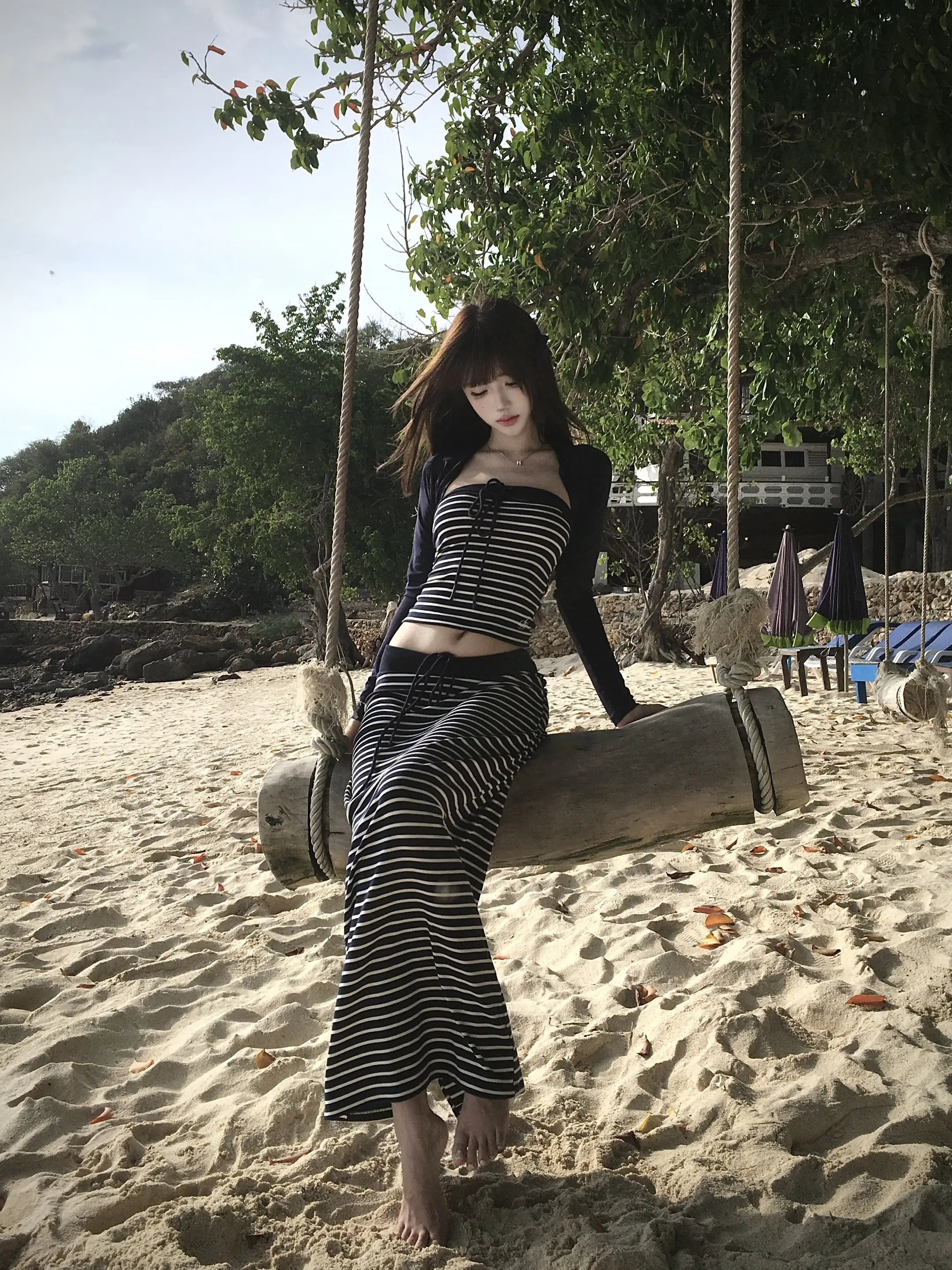 靠近海的时候