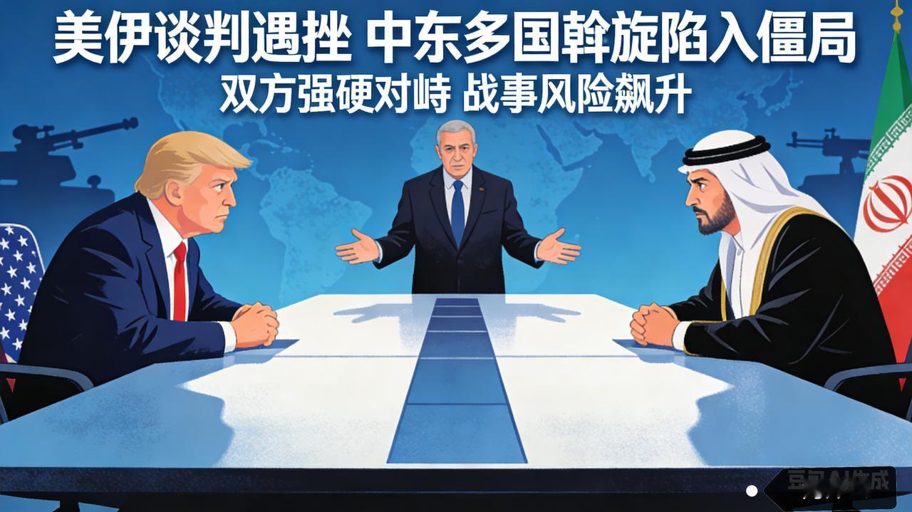 僵局！中东多国斡旋美伊谈判遇挫，双方强硬对峙战事风险飙升
 
美伊对峙持续升级且