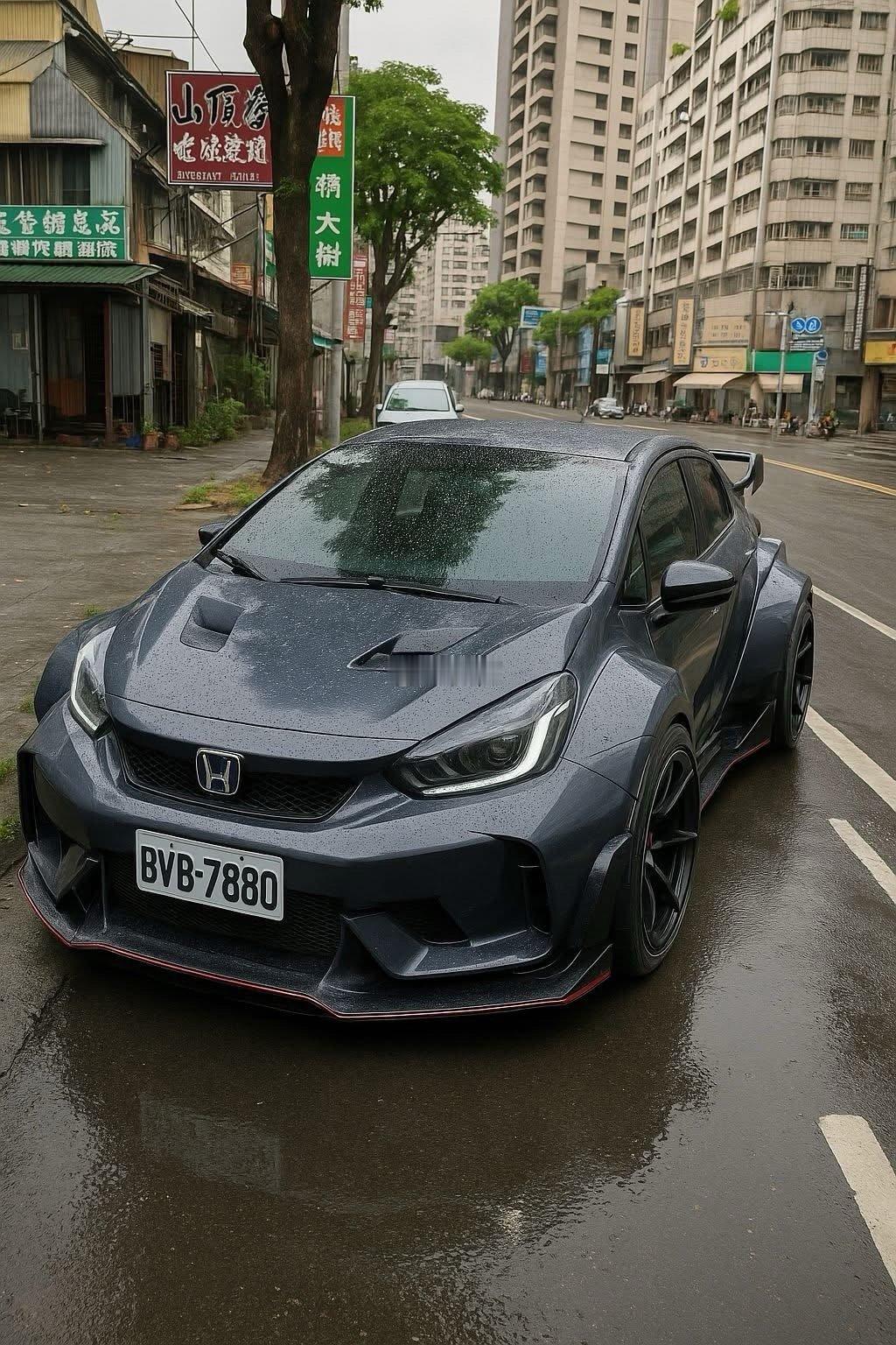 这飞度改的有点帅了，差点没认出来[doge]yz77聊车 ​​​