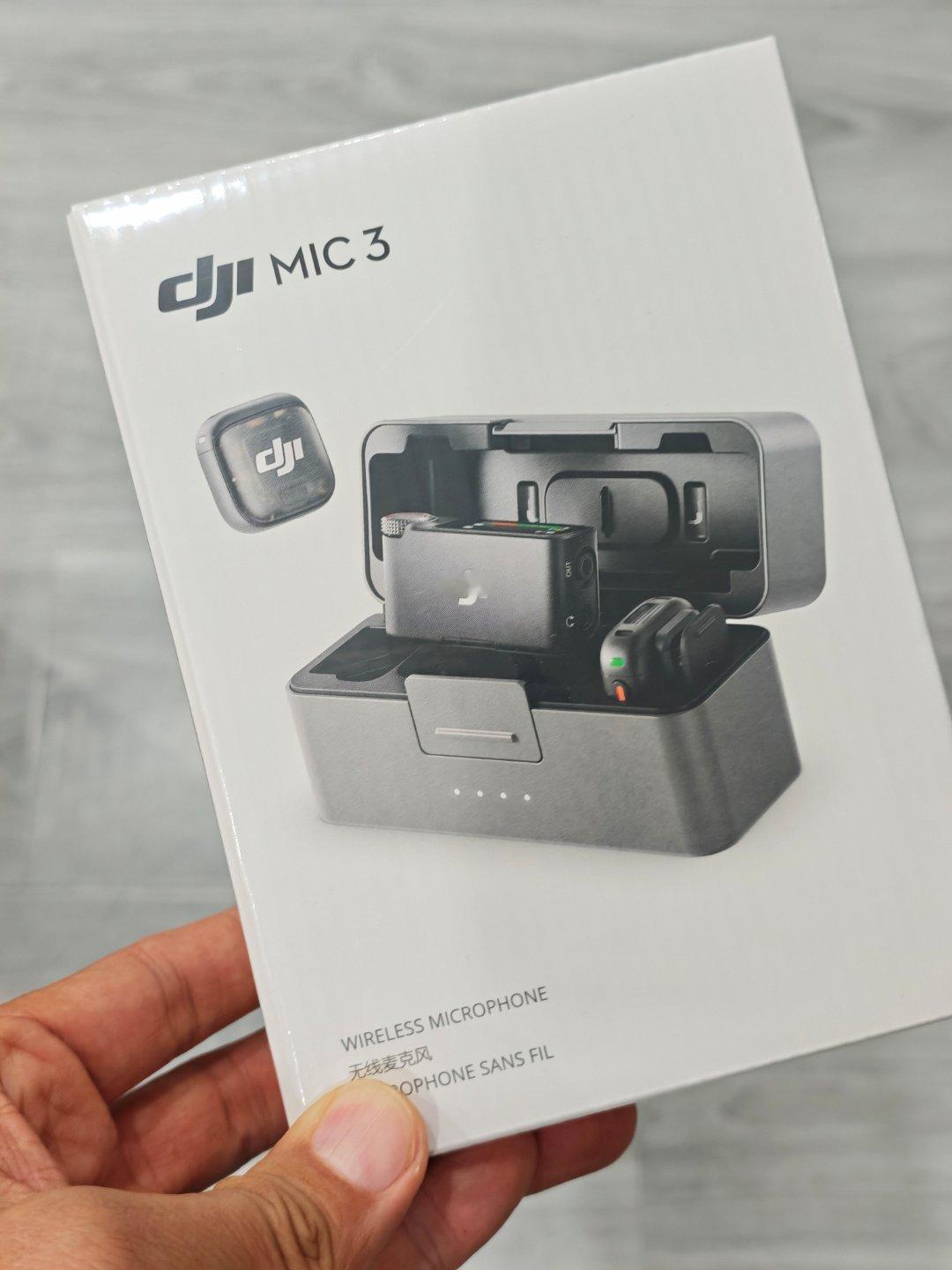 1500包邮，出一个全新未拆的dji mic 3（两发一收带充电盒） 