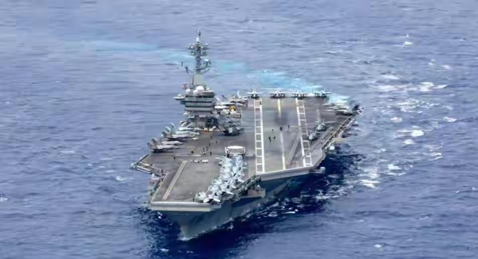 亚洲出现美国航母真空期，一艘都没有了，不是美国不想停，而是实力确确实实跟不上了。