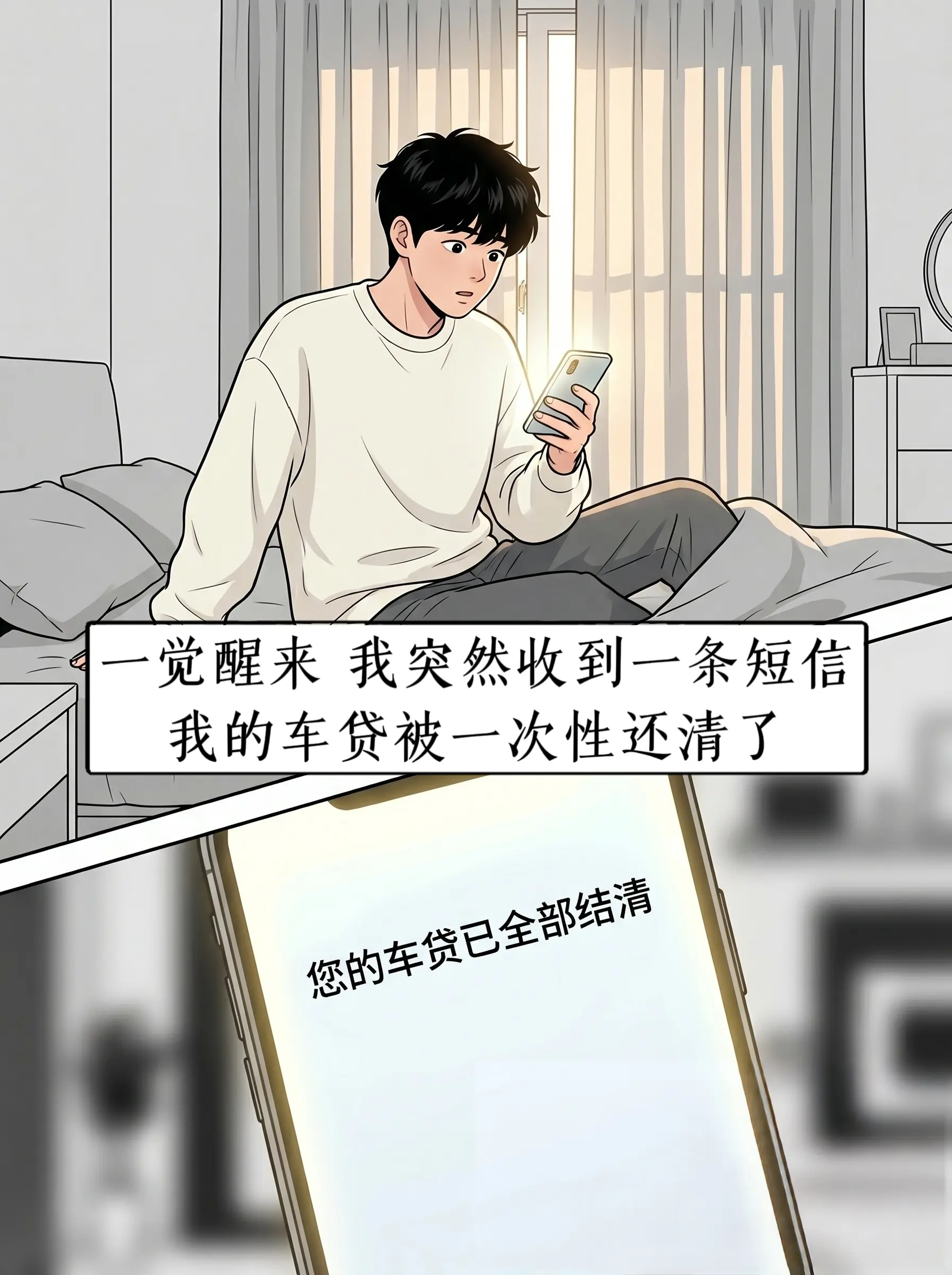 一觉醒来车贷被结清，老婆的话让我破防了。