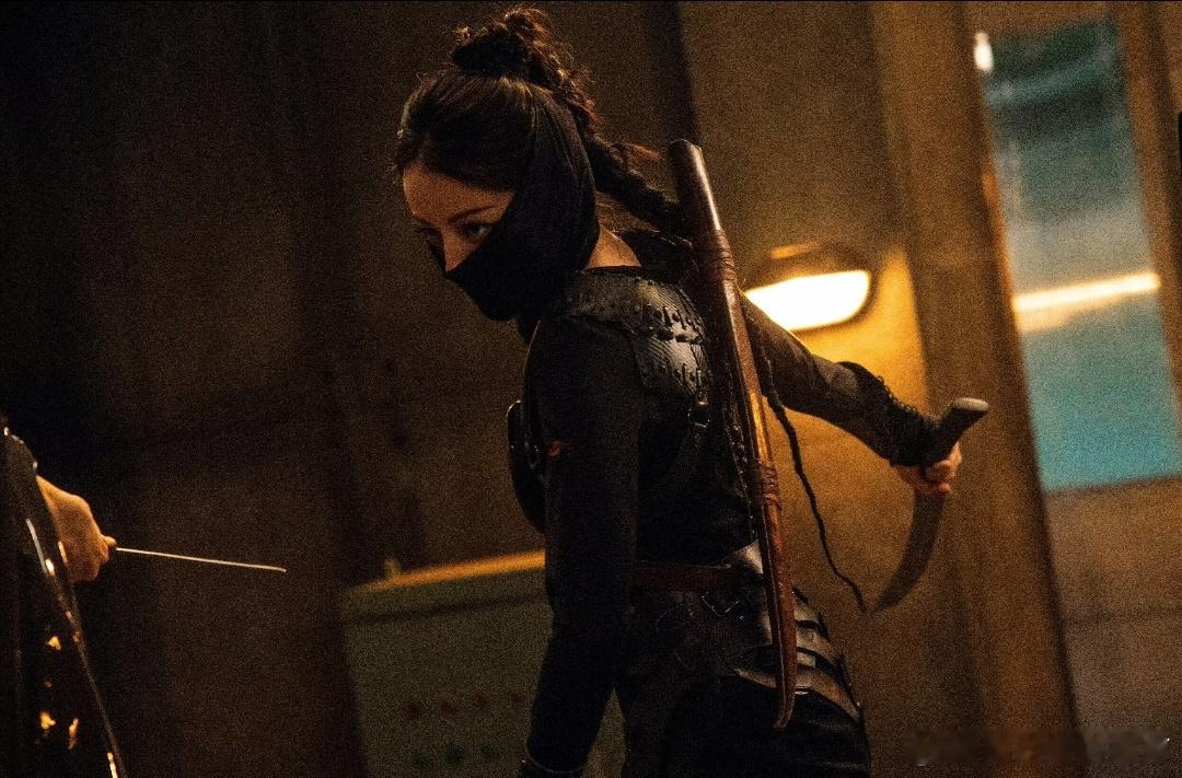 迪丽热巴的打戏像开了二倍速热巴这一招一式又美又飒，这水平妥妥的顶配