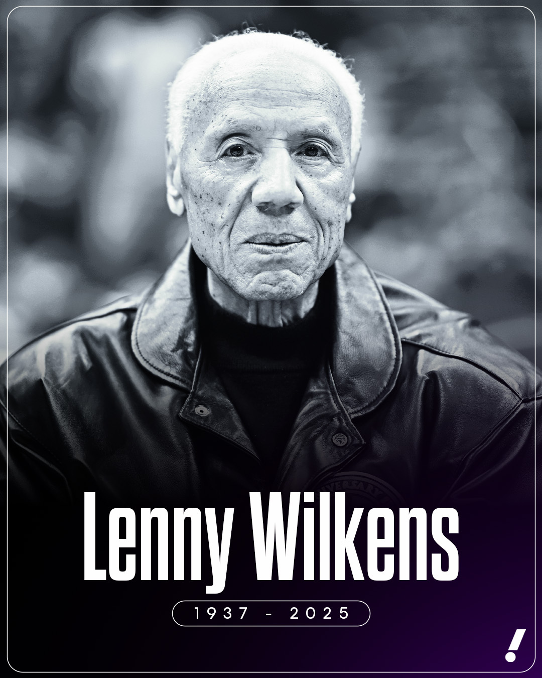 名人堂球员&教练兰尼·威尔肯斯离世，享年88岁。他执教拿到1332胜排在历史第三