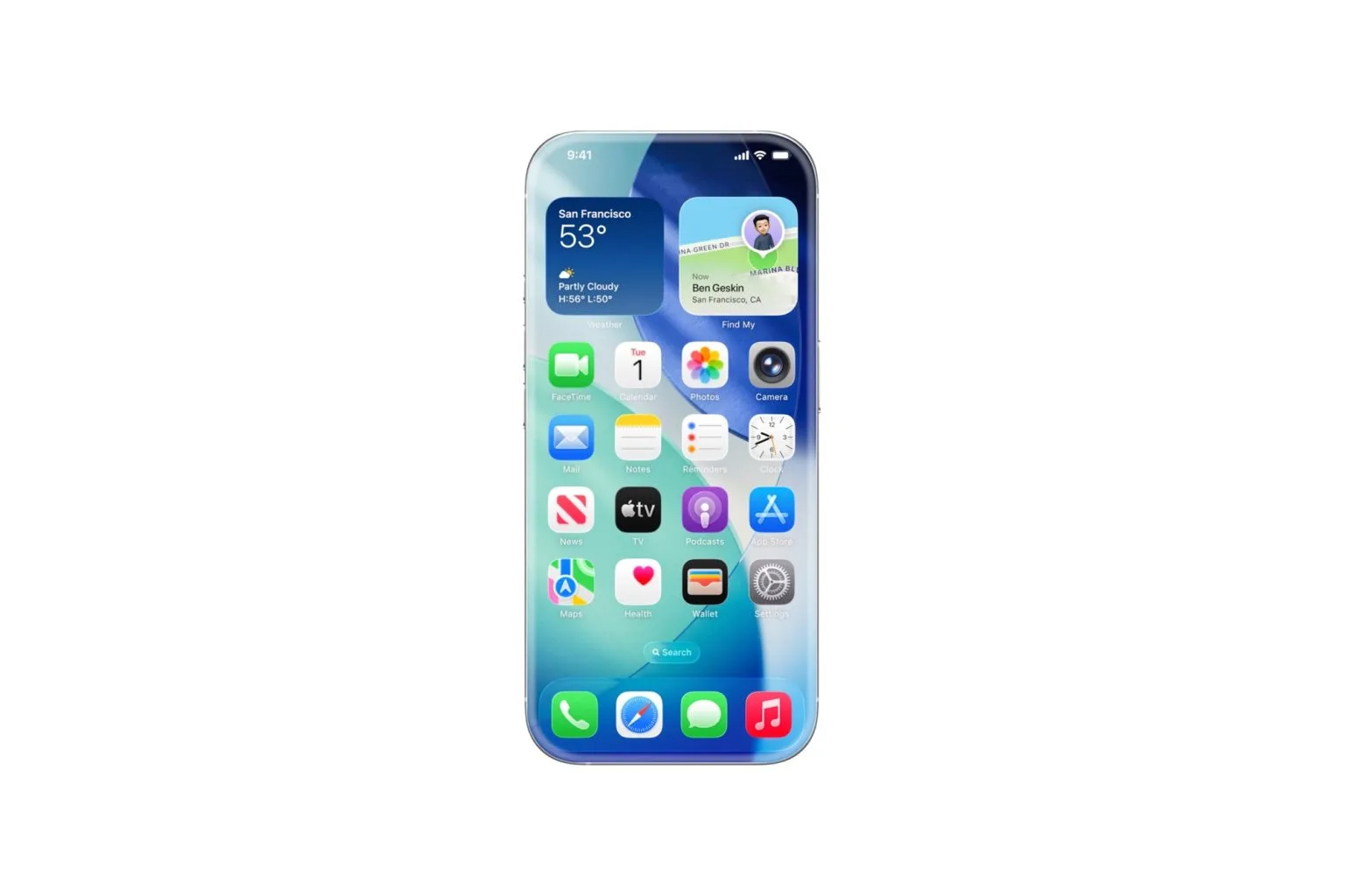 全玻璃iPhone 全玻璃看着很酷，摔一下你就知错了，而且全玻璃机身更滑，一脱手