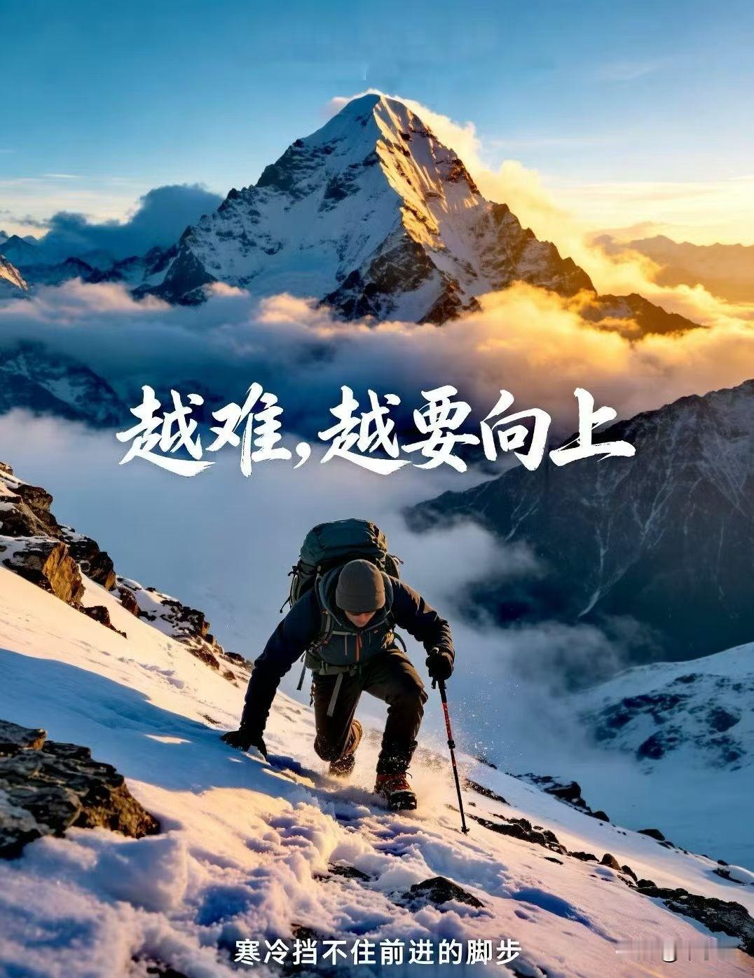 人生如同登山，纵使山路崎岖，稳步向上，终会抵达想要的风景逆境寻路 走人生漫长路 
