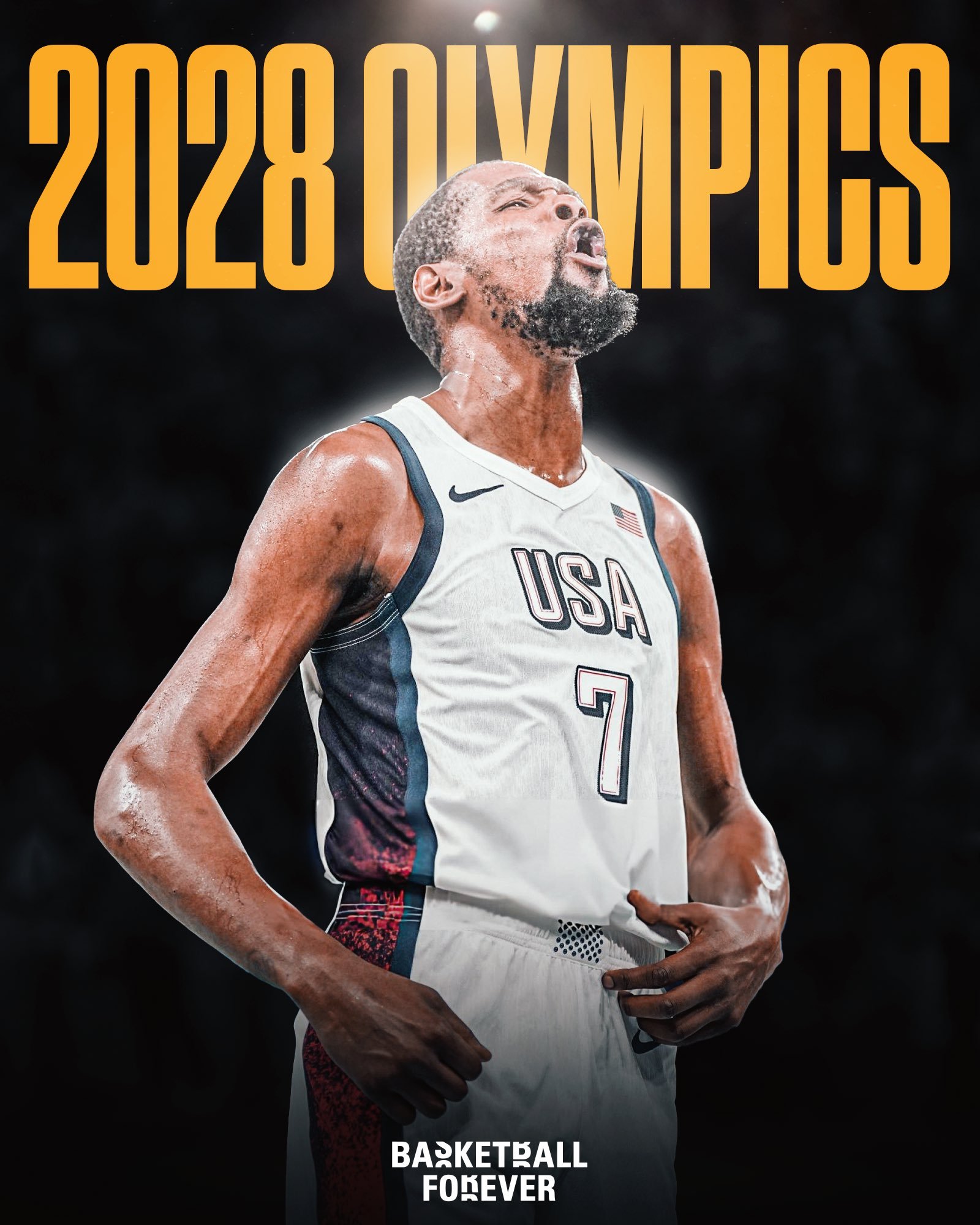 杜兰特表态期待征战2028年奥运会。届时杜兰特将年满39岁。NBA