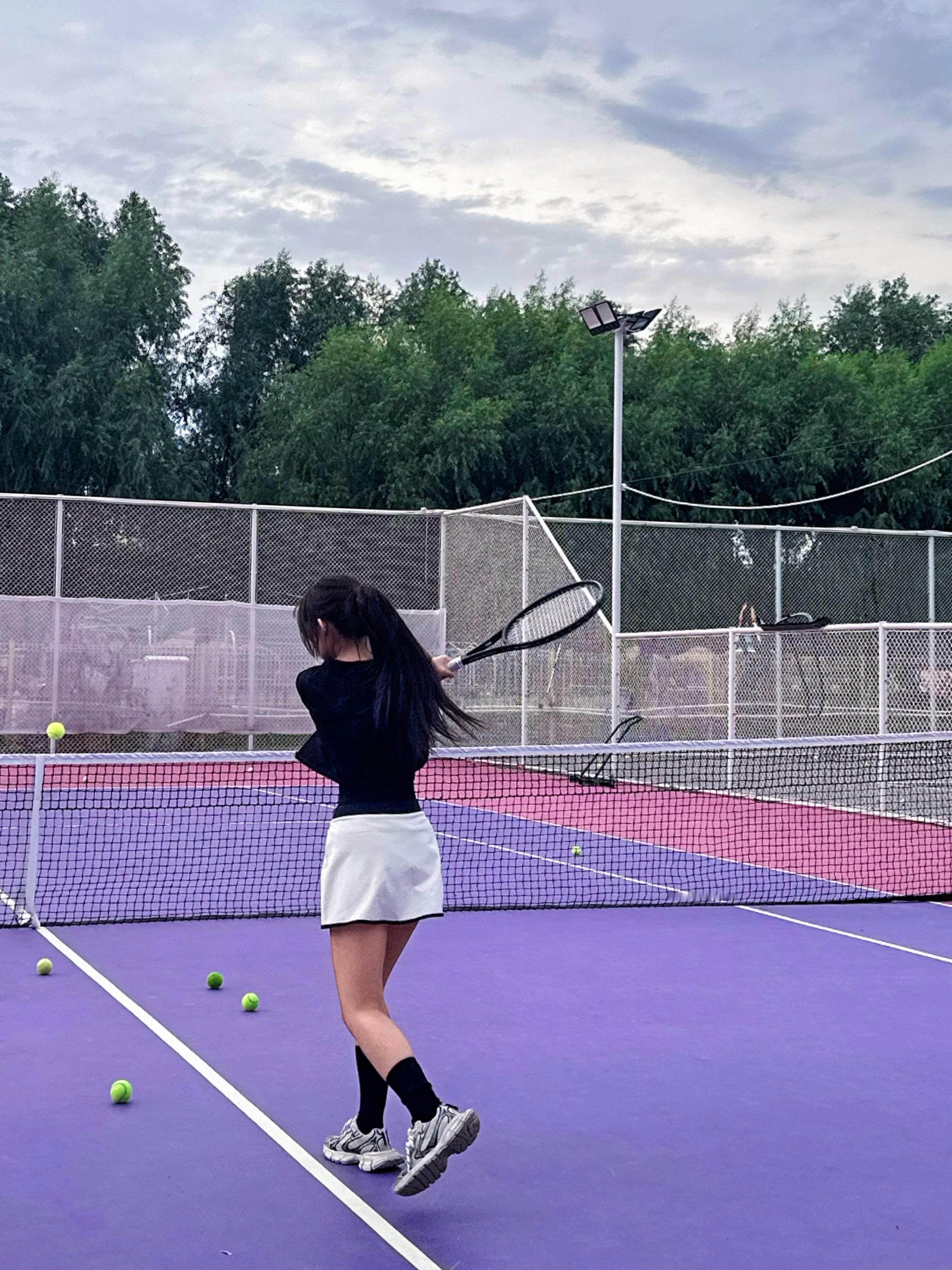 学习了一项新运动🎾今天天气好舒服！ ​​​