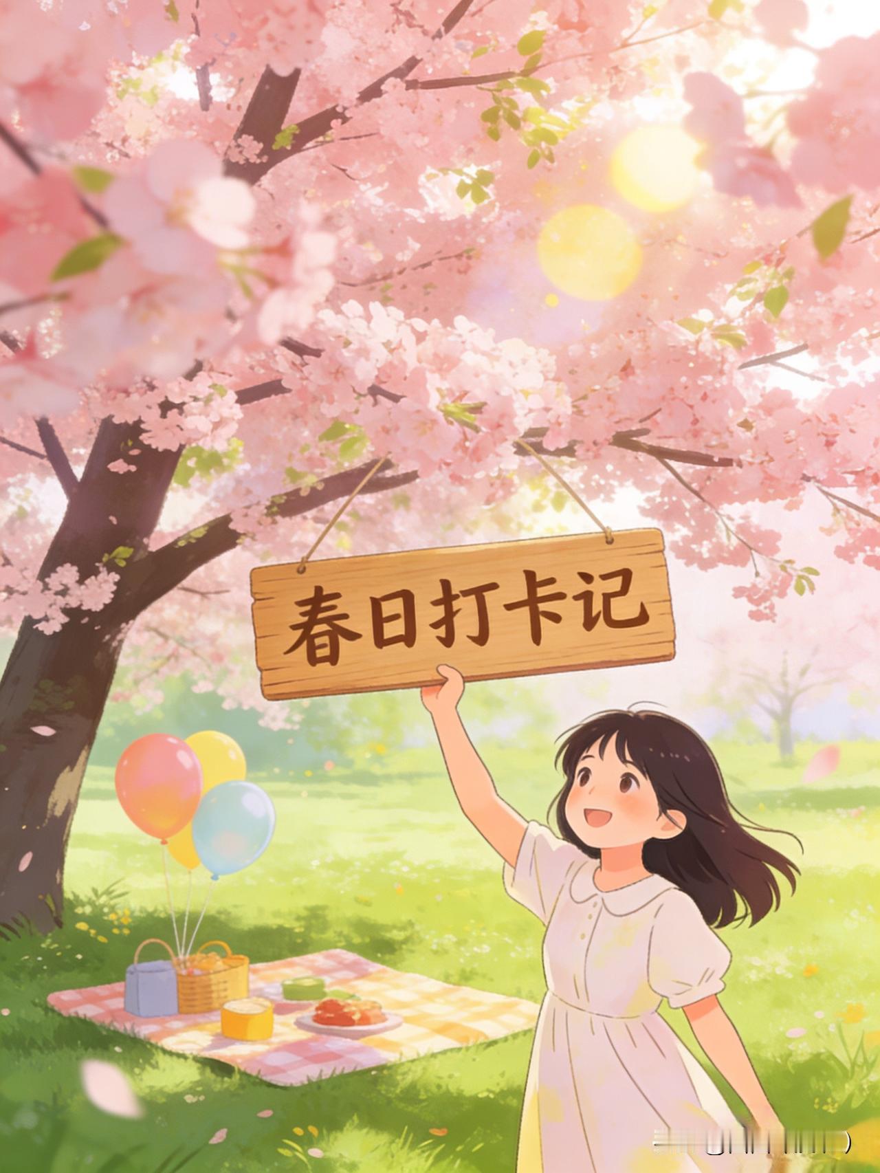 春天来了，我们一起去收集快乐吧