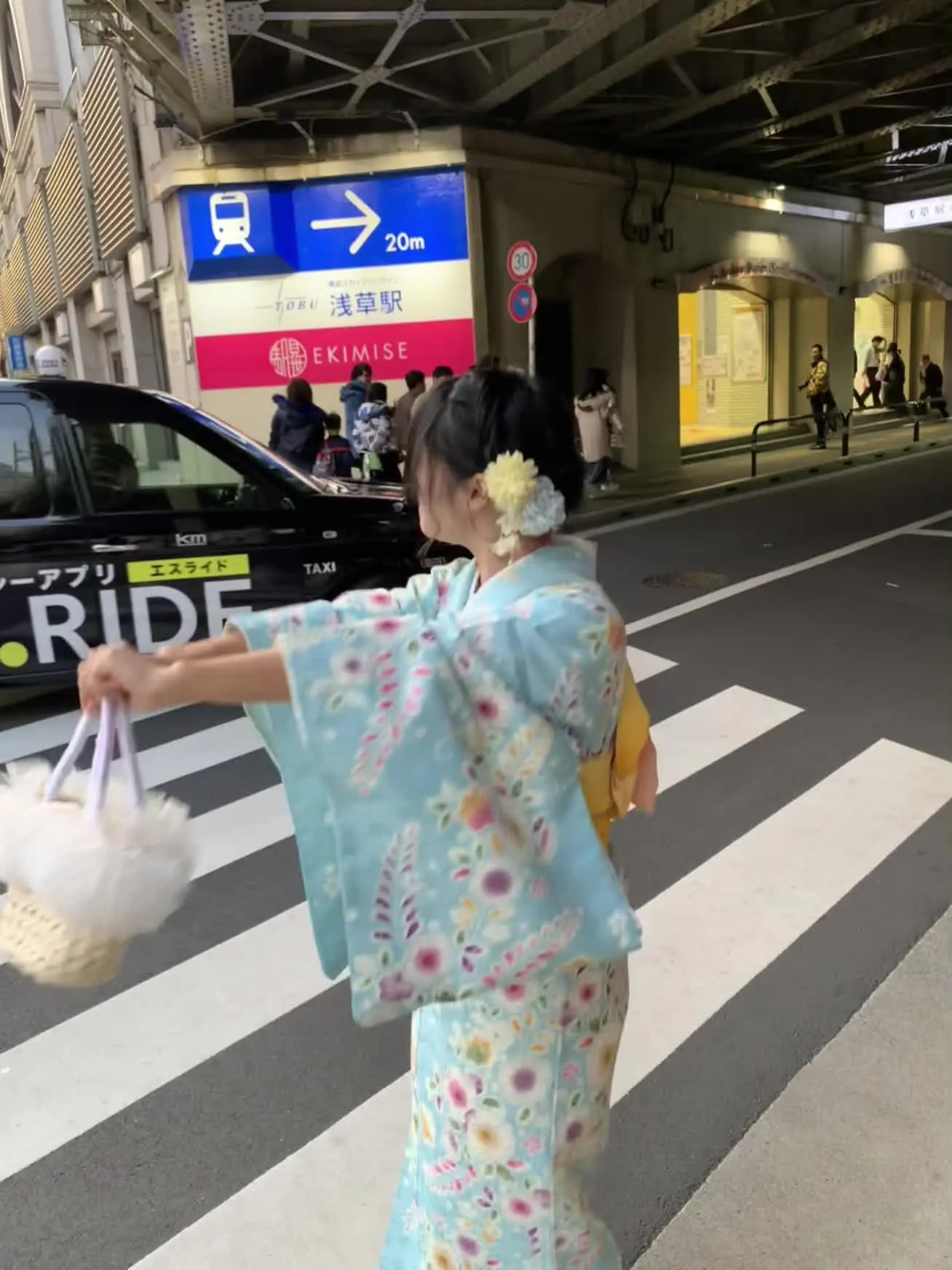 和服 穿和服被夸卡哇伊了