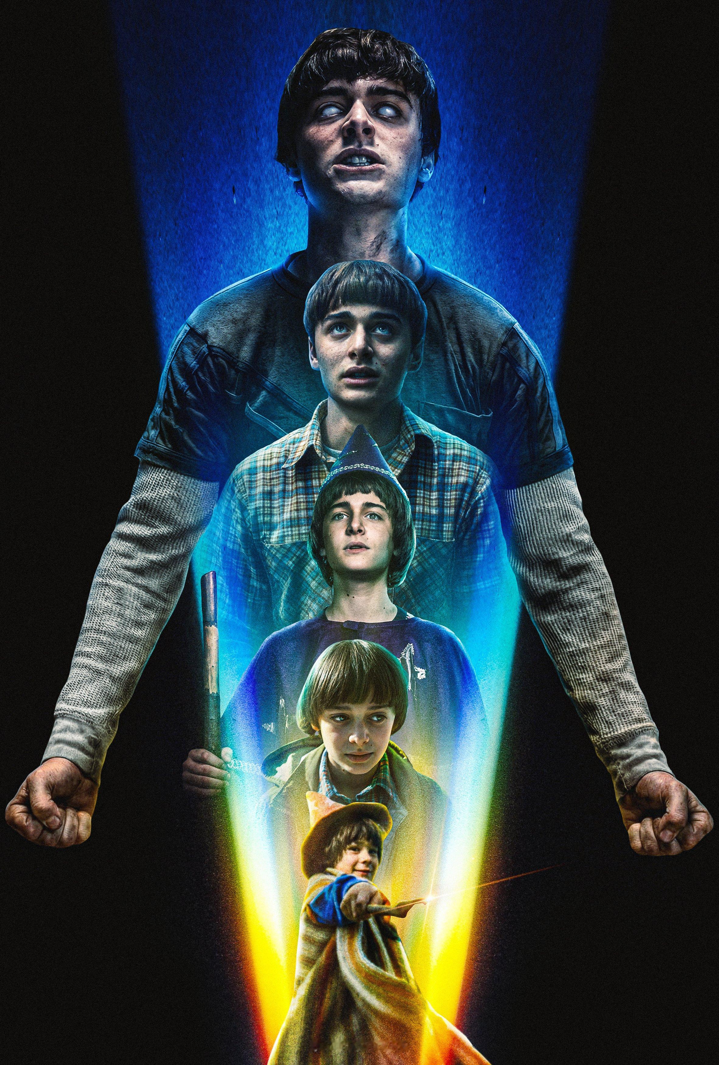 帅！怪奇物语曝光威尔成长觉醒饭制海报！