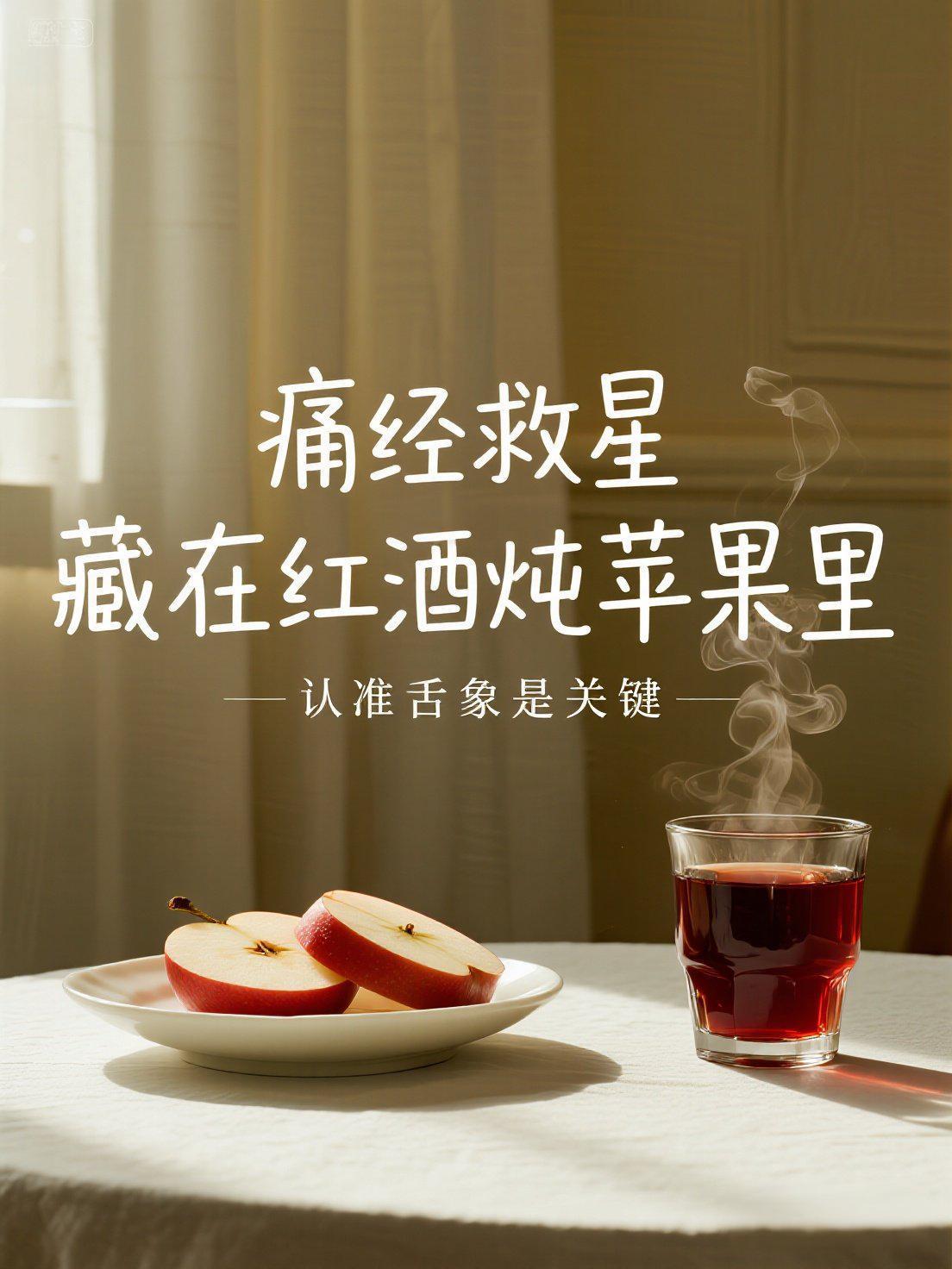 🍷《痛经救星藏在红酒炖苹果里，认准舌象是关键》

❄️ 为什么止痛药越吃越无效