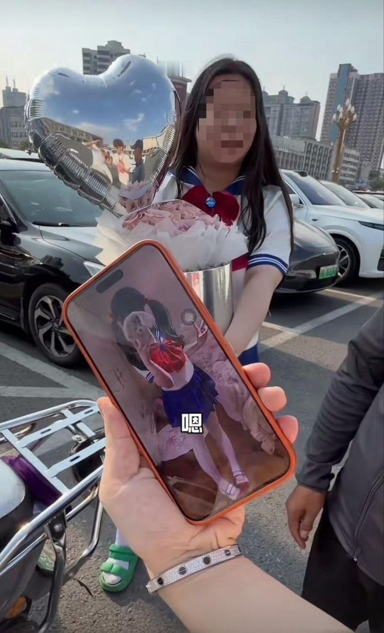 奉劝各位网恋真得擦亮眼睛！
聊了好久的心动女嘉宾，照片里是娇滴滴的水手服甜妹，特