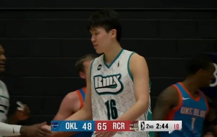 陪杨瀚森征战每一场杨瀚森g联赛比赛直播 混音队再战俄克拉荷马城蓝色，小杨半场10