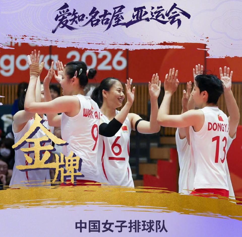 【2026年亚运会中国男女三大球成绩汇总！】
　　2026年名古屋亚运会中国男女