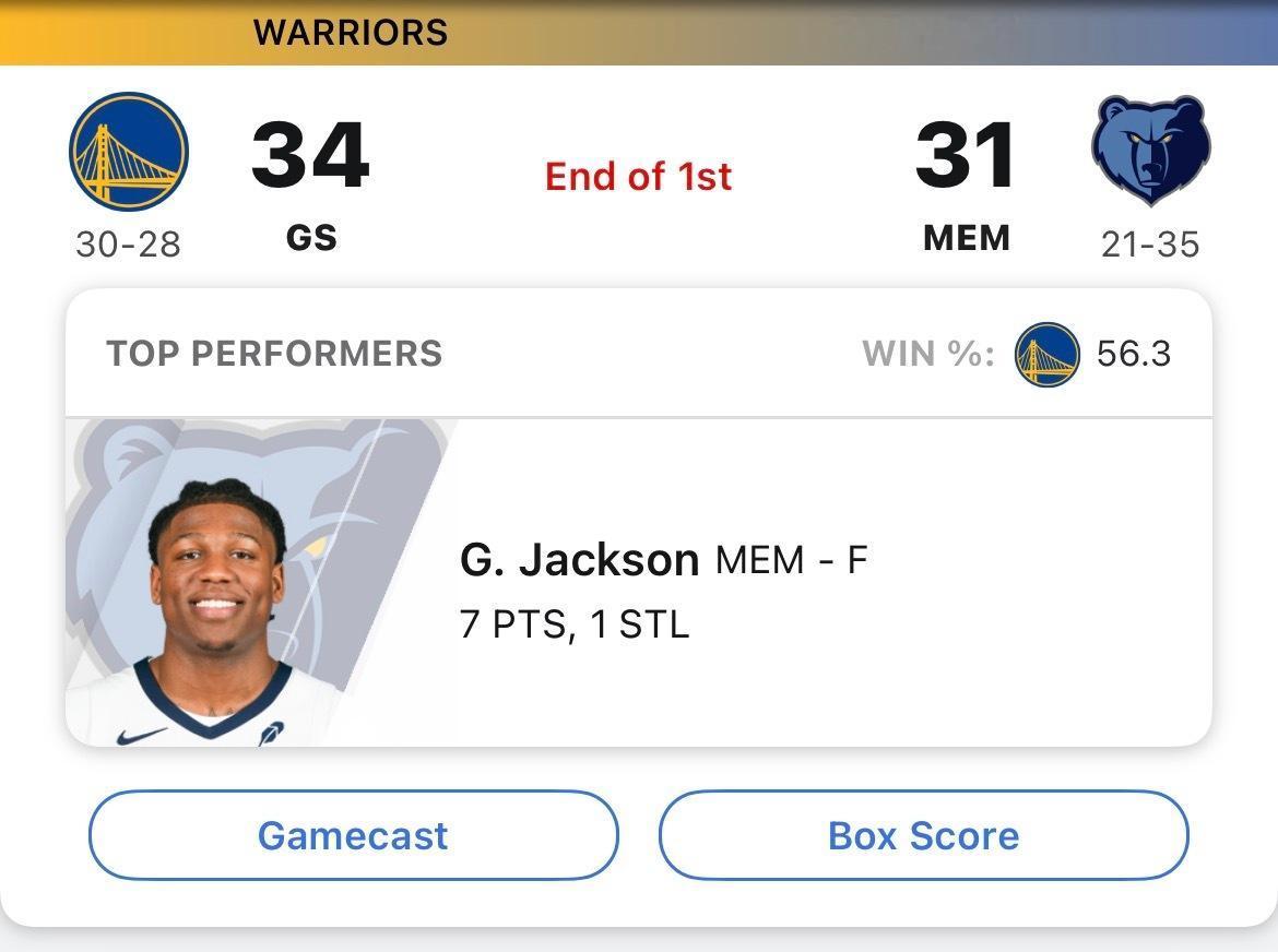 首节领先3分，这比赛目前还看不出谁更占优势 