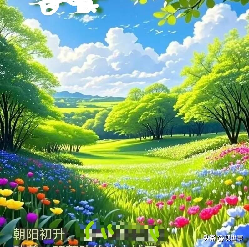 朝阳公园绿光满山坡