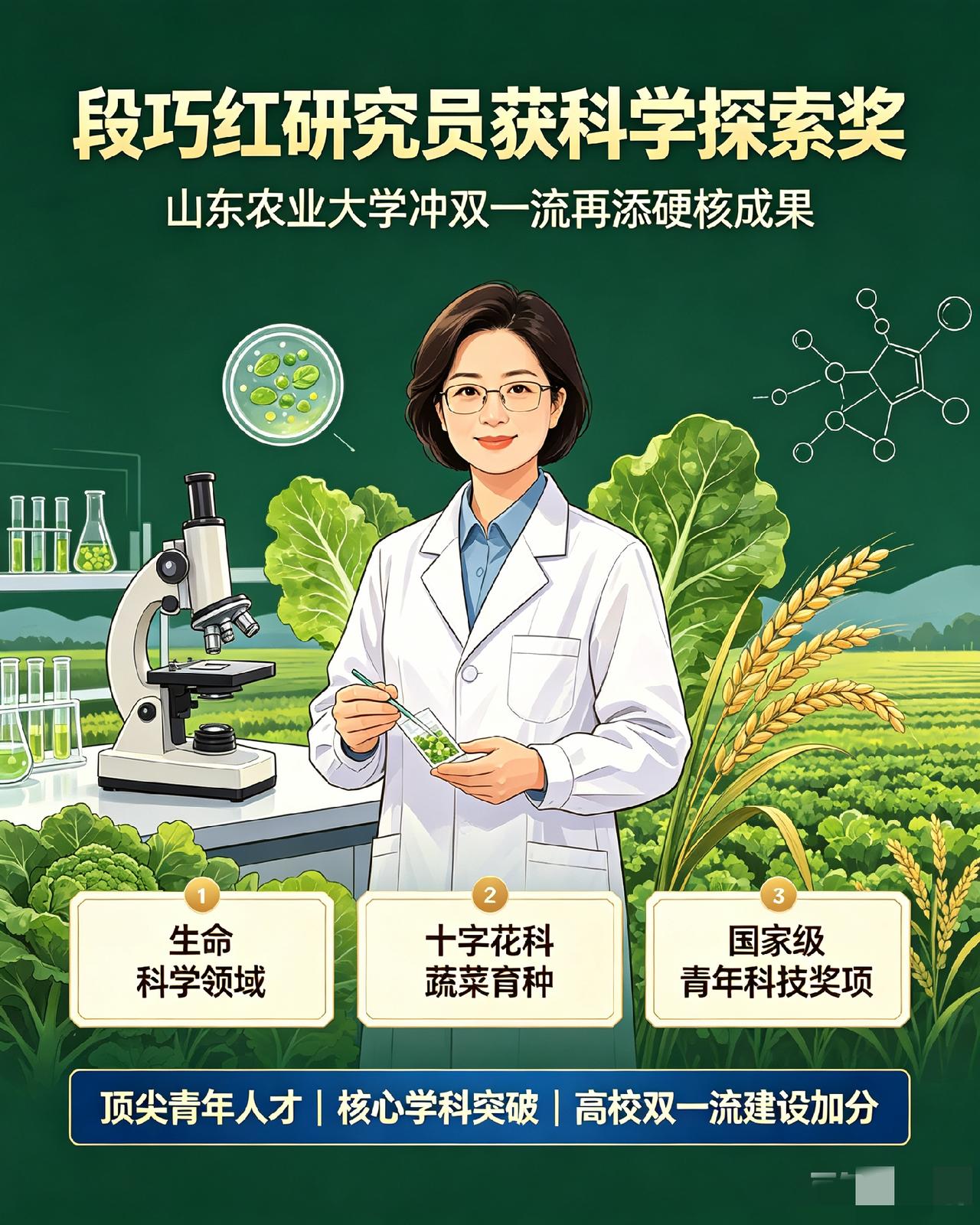 双非赢麻了！科学探索奖名单出炉，山东农大这波冲双一流再添硬核筹码
 
8月24日
