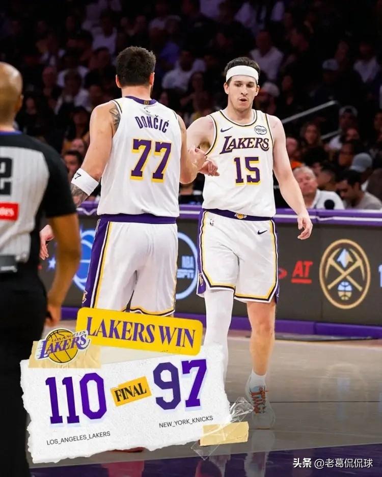 湖人官方真是太懂人情世故了！在今天湖人主场以110：97战胜尼克斯的比赛中，湖人
