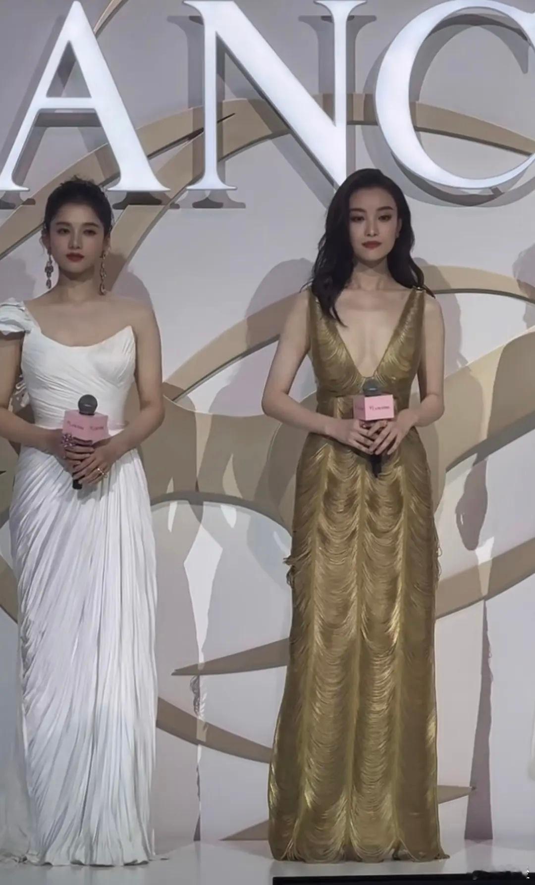 倪妮的骨架是不是比张婧仪要小呀两个人美得各有千秋 ​​​