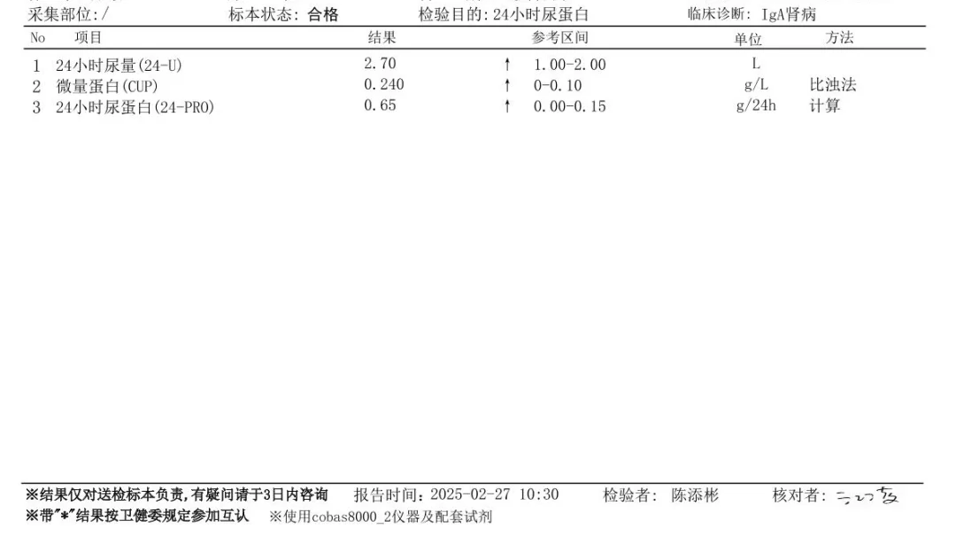 Iga复发一年多