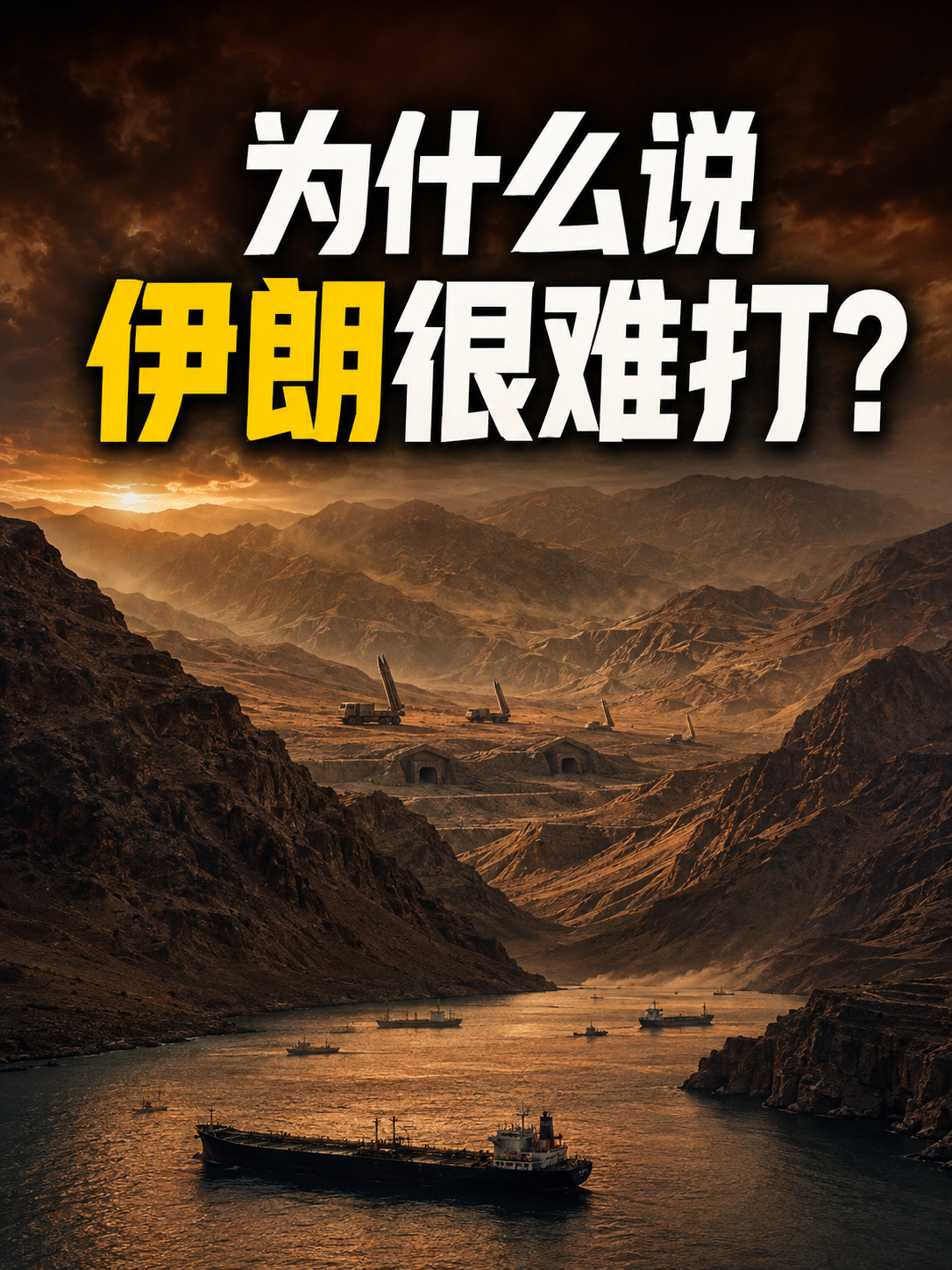为什么说伊朗很难打？伊朗可能遭到轰炸，也可能在局部战场吃亏，但想让它迅速投降，甚