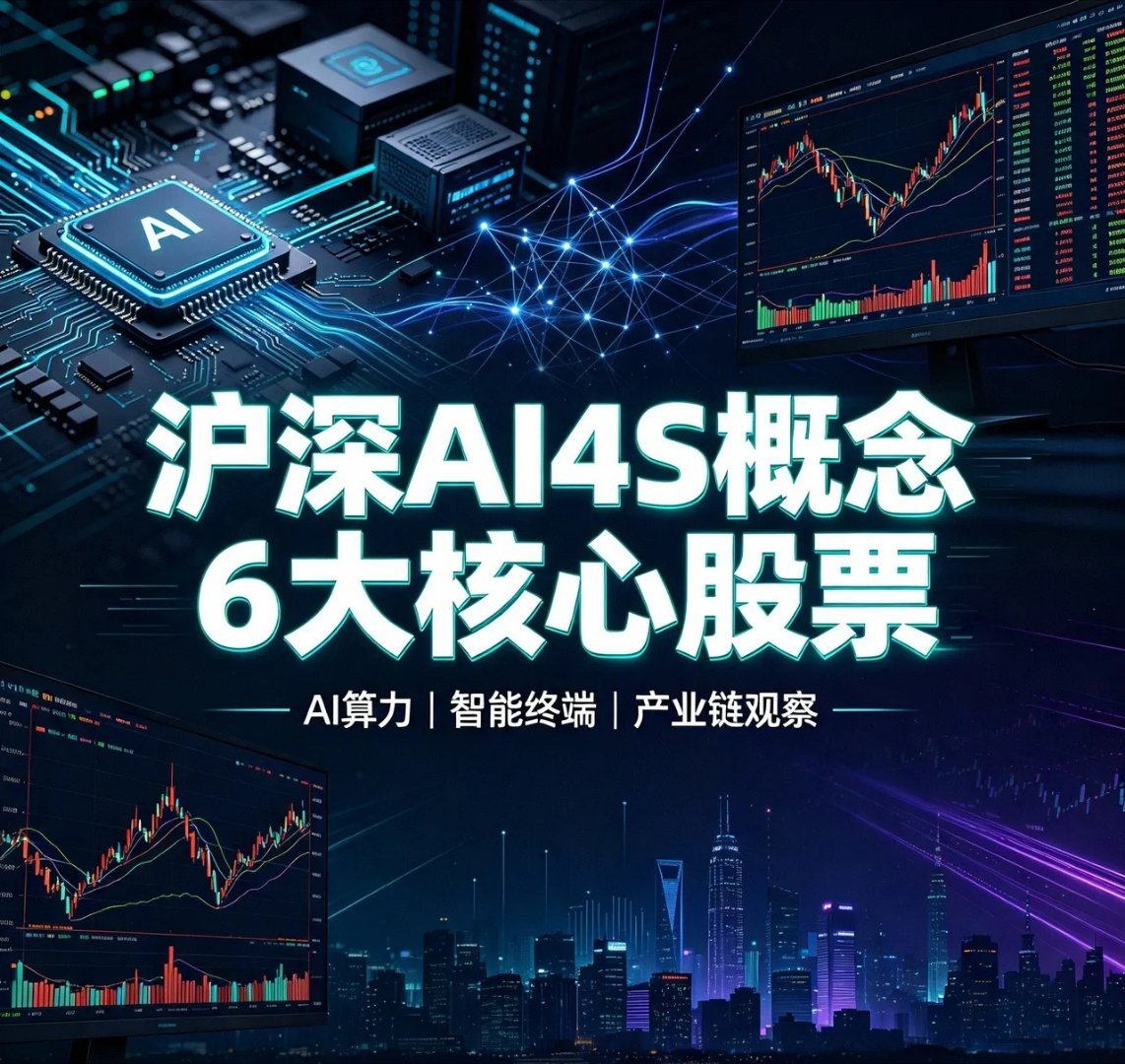 沪深AI4S概念6大核心股票1、中科曙光（603019）最新股价：88.77元核