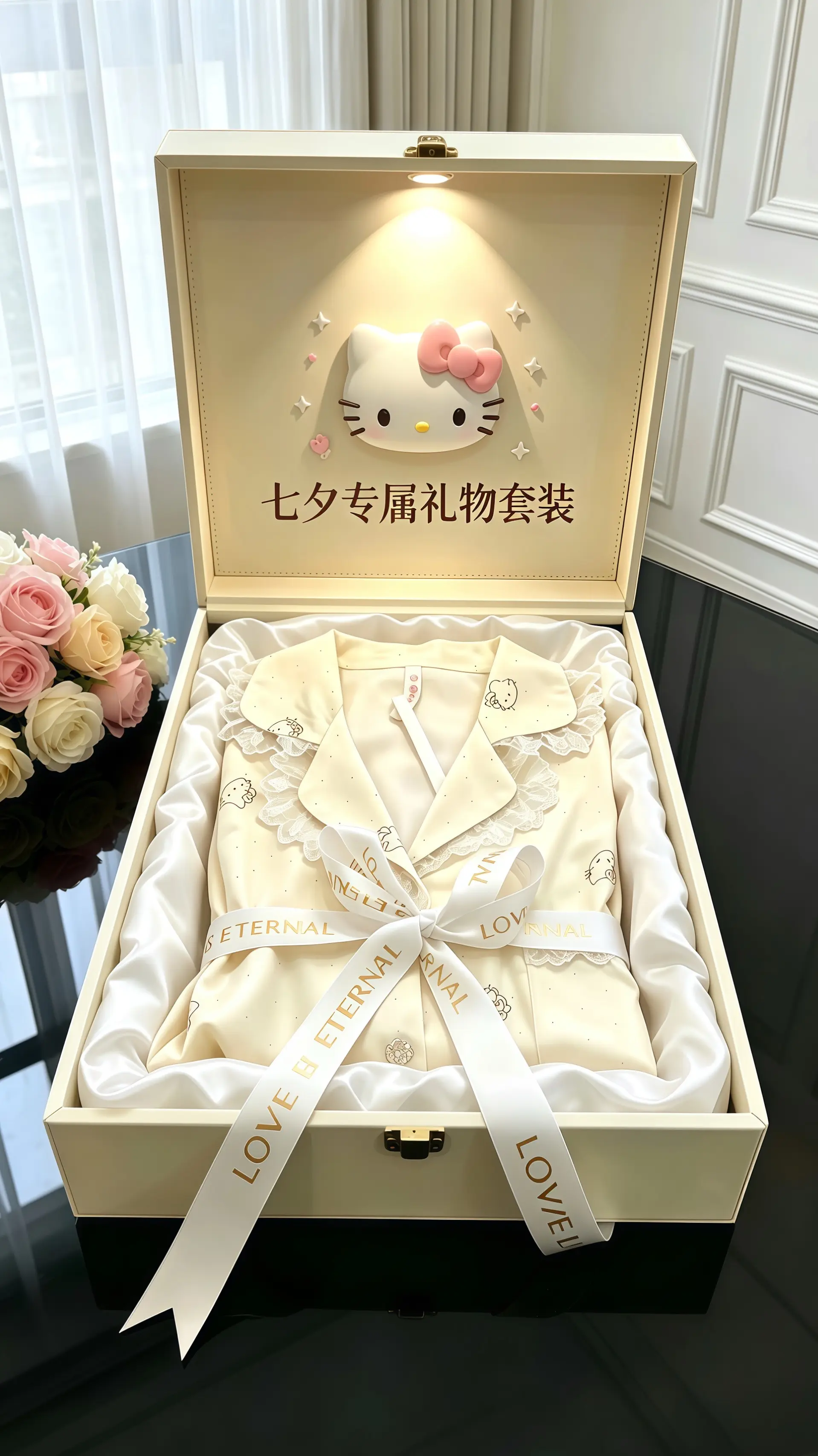 睡衣家居服七夕礼物 Kitty猫少女心好物 家居服仪式感