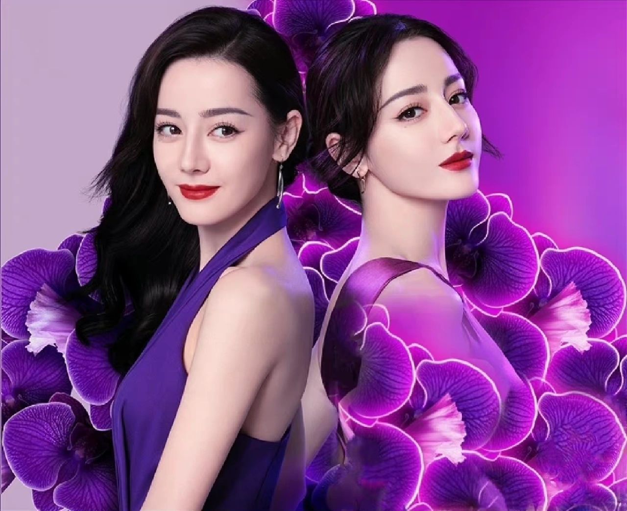 迪丽热巴  双生💐（原图忘记出自哪里了） 