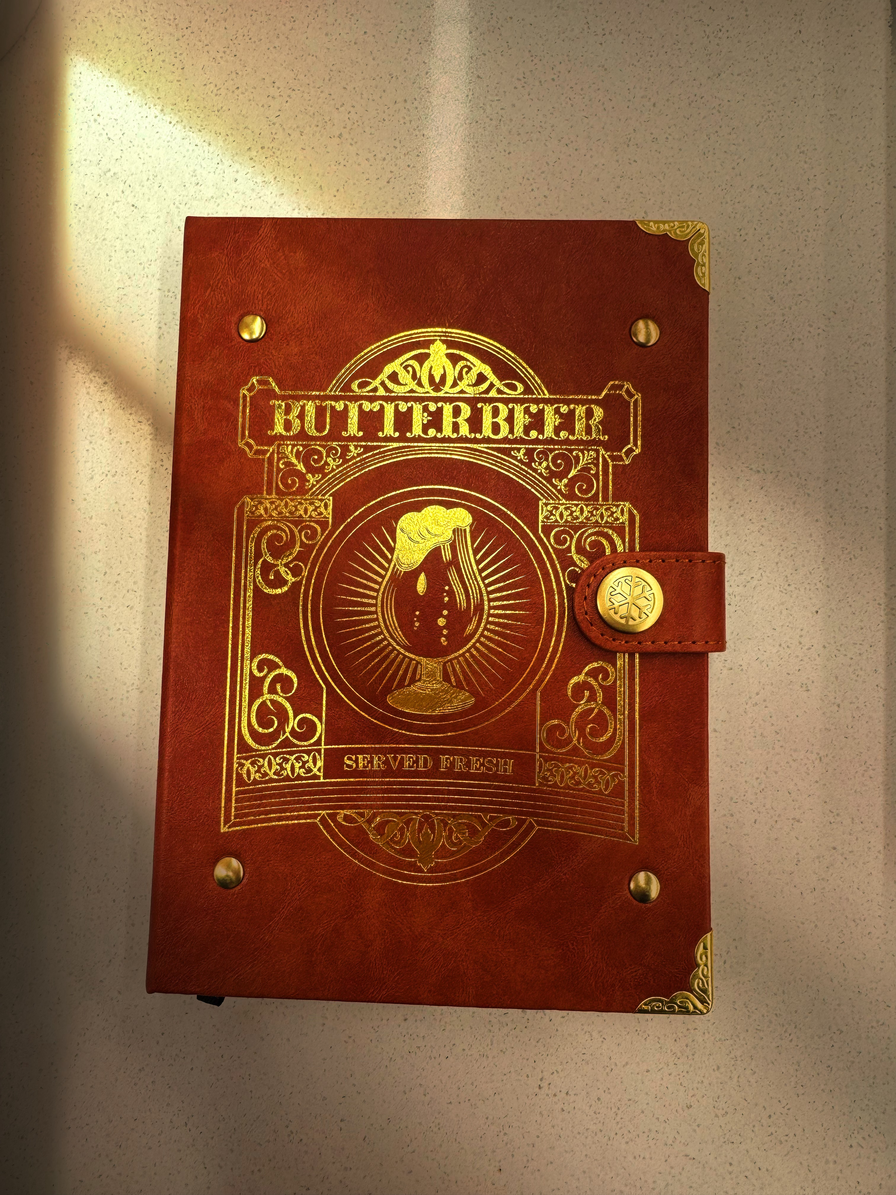 同事女儿送了我一本特隆重的本子😂 