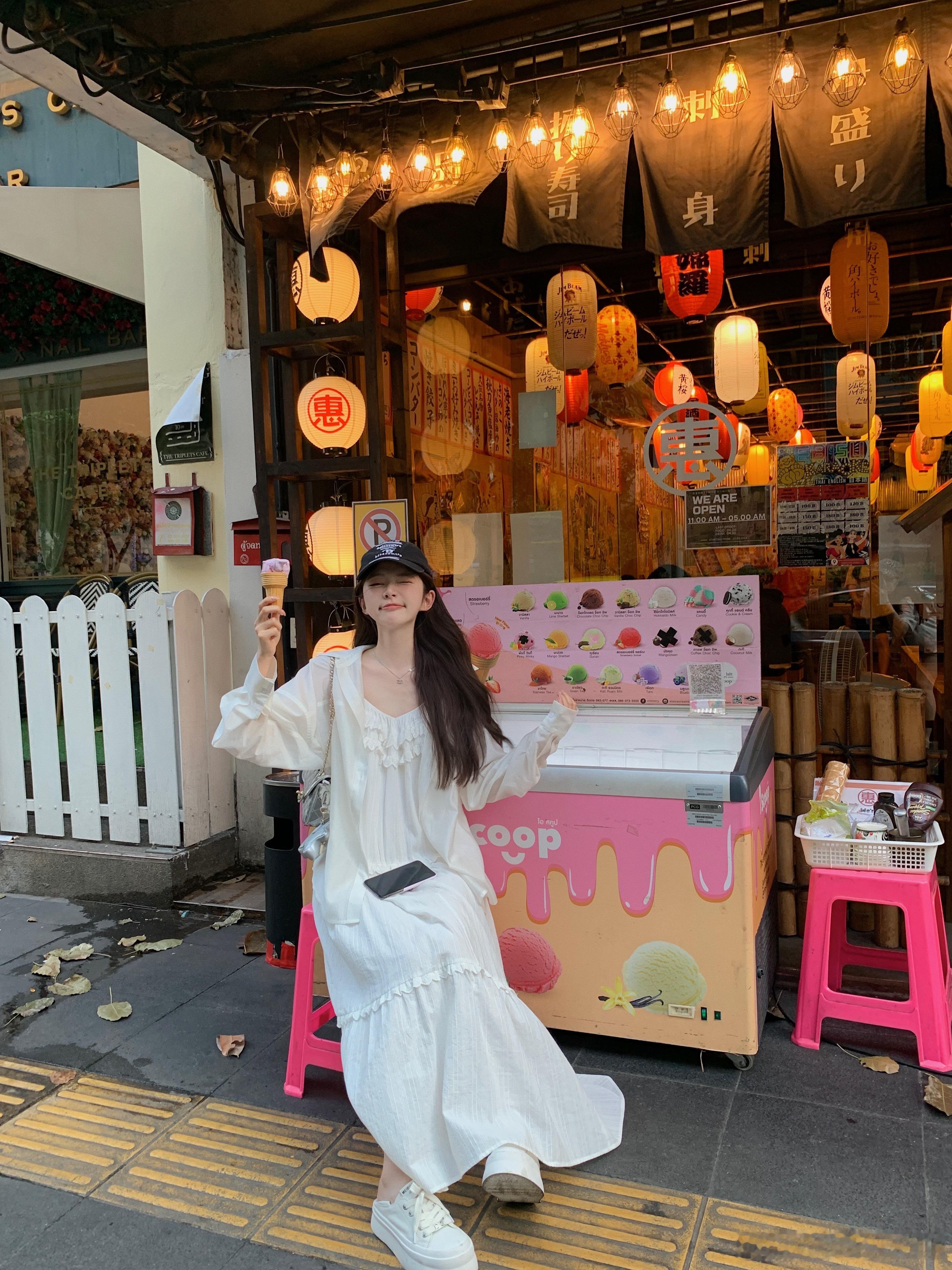 在39度的泰兰德 冰激凌自由了🍦 ​​​