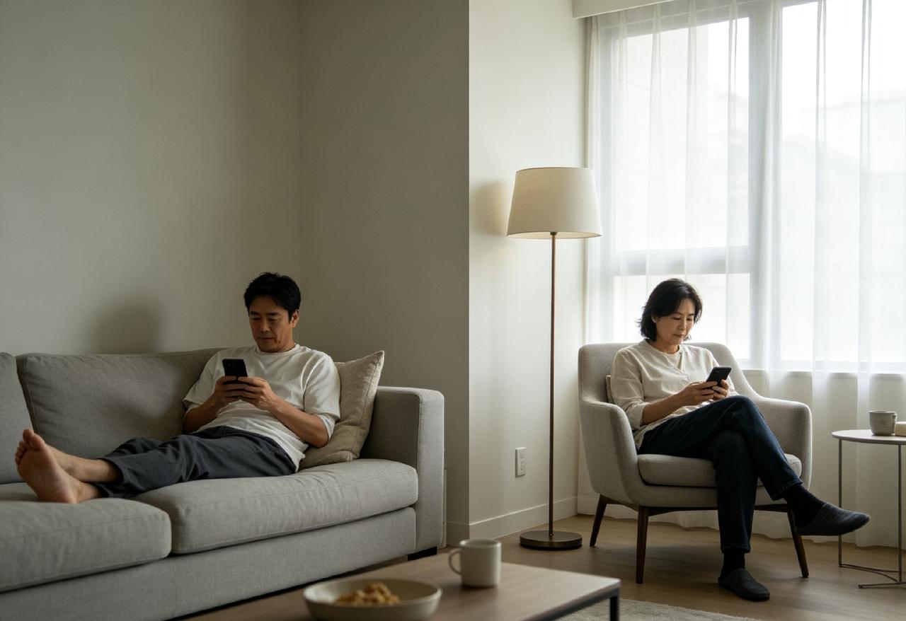 说实话，我已经不爱我老公了，我知道他也不爱我。
但我们都不想离婚。
他若离了我，