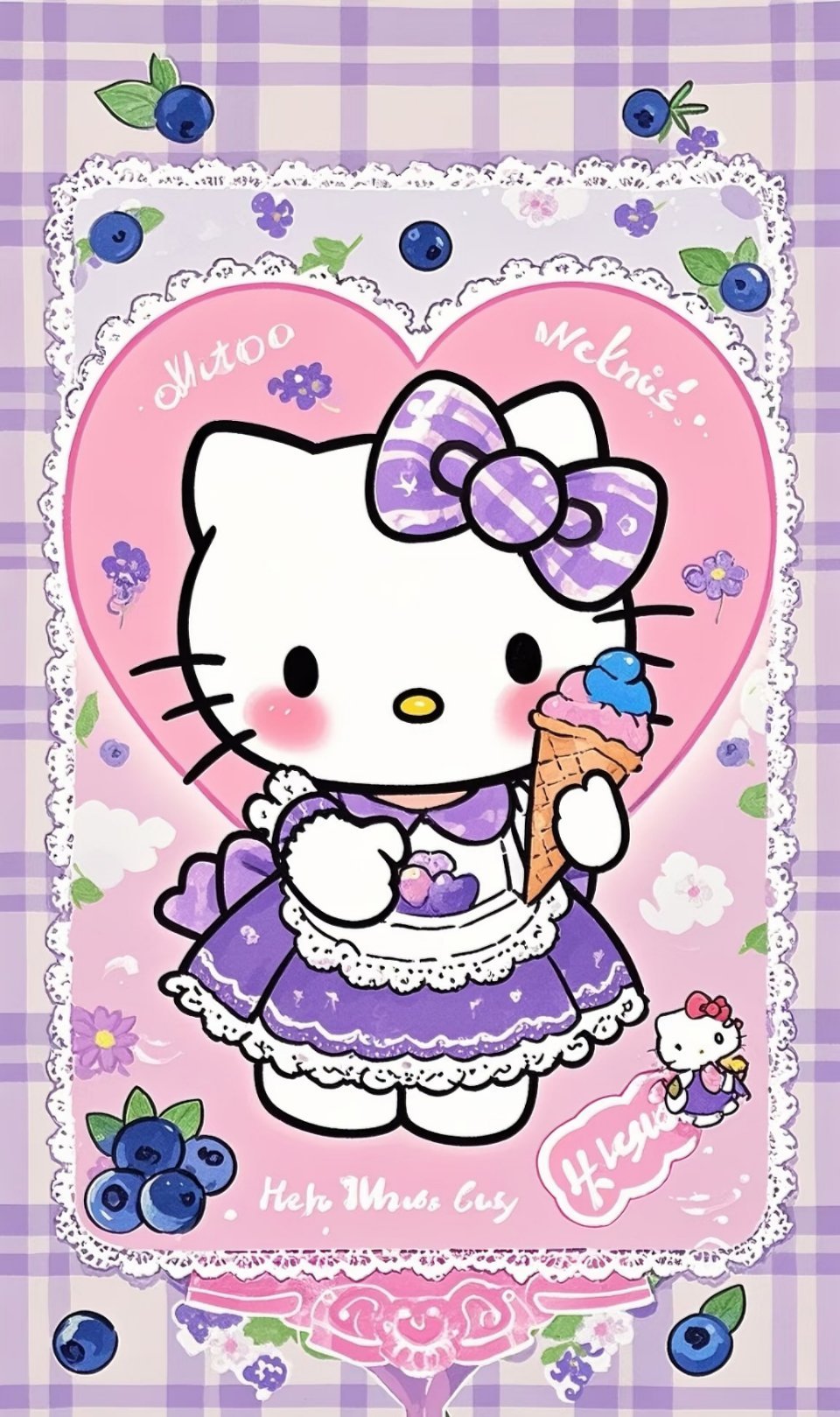 Hellokitty 公主们请看～好可爱的奶茶系列hellokitty壁纸 
