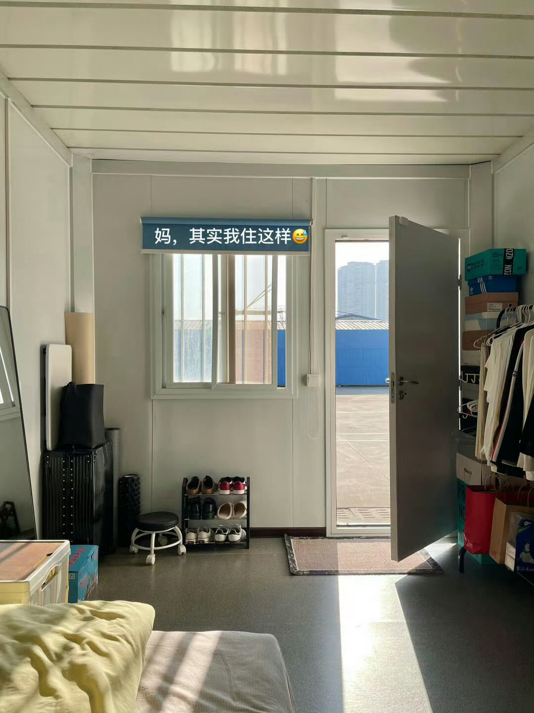 我妈以为我在工地过的很苦😭 ​ ​​​