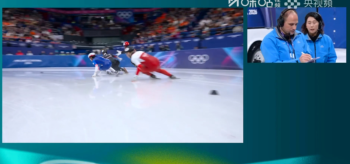 这尼玛，直接推开。。。。。。全民聊冬奥