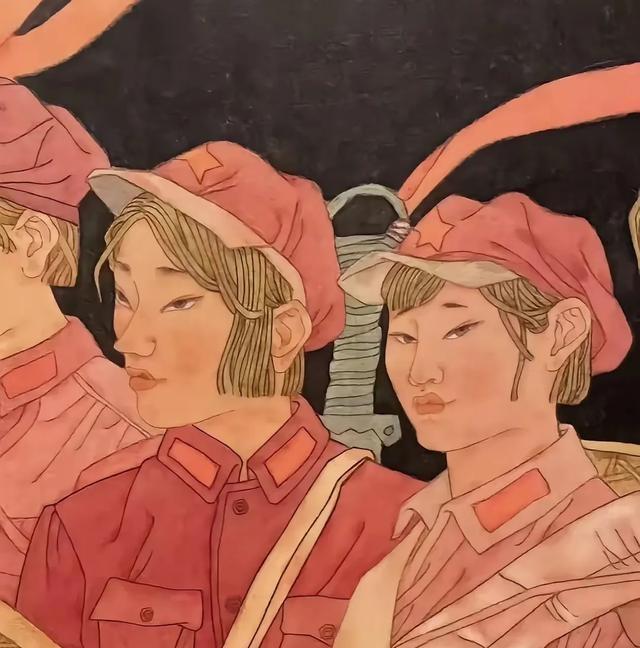 这谁画的，拉出去枪毙都不为过。
红军是英雄群体，画像应体现其英勇无畏。根本不是什