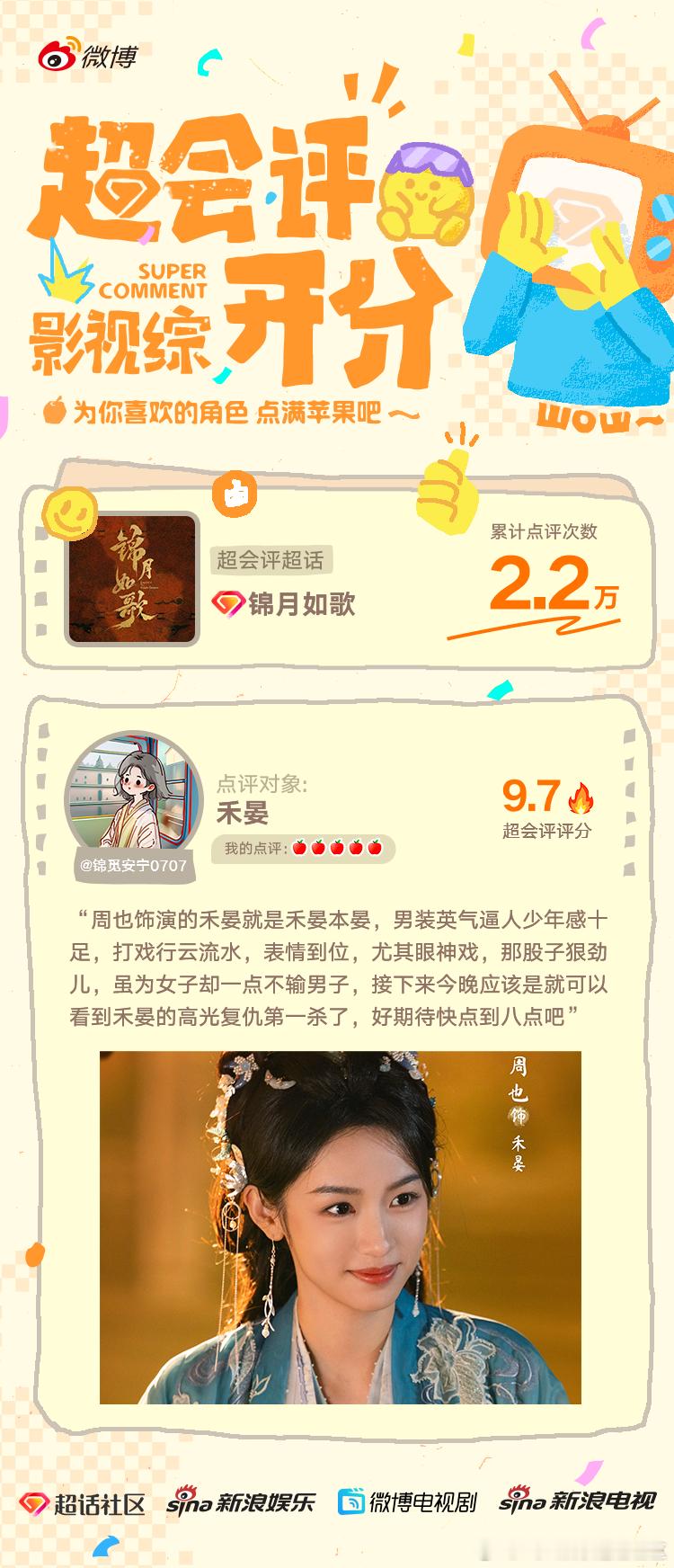 影视综超话超会评开分 [早八][早八]恭喜以下uu们为影视综超会评贡献的优质内容