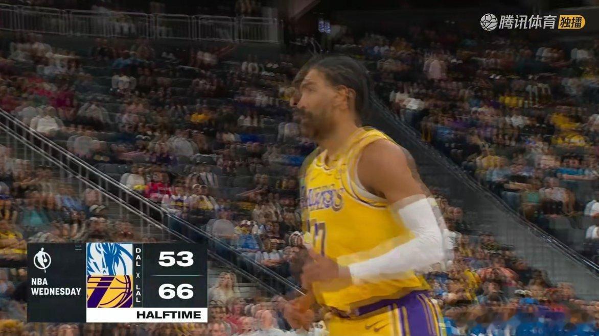 半场湖人66-53独行侠，怎么说？文森特22分，八村垒15分，浓眉8分7板 ​​