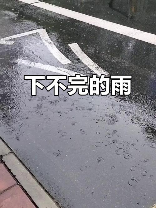 今天下了一天的雨