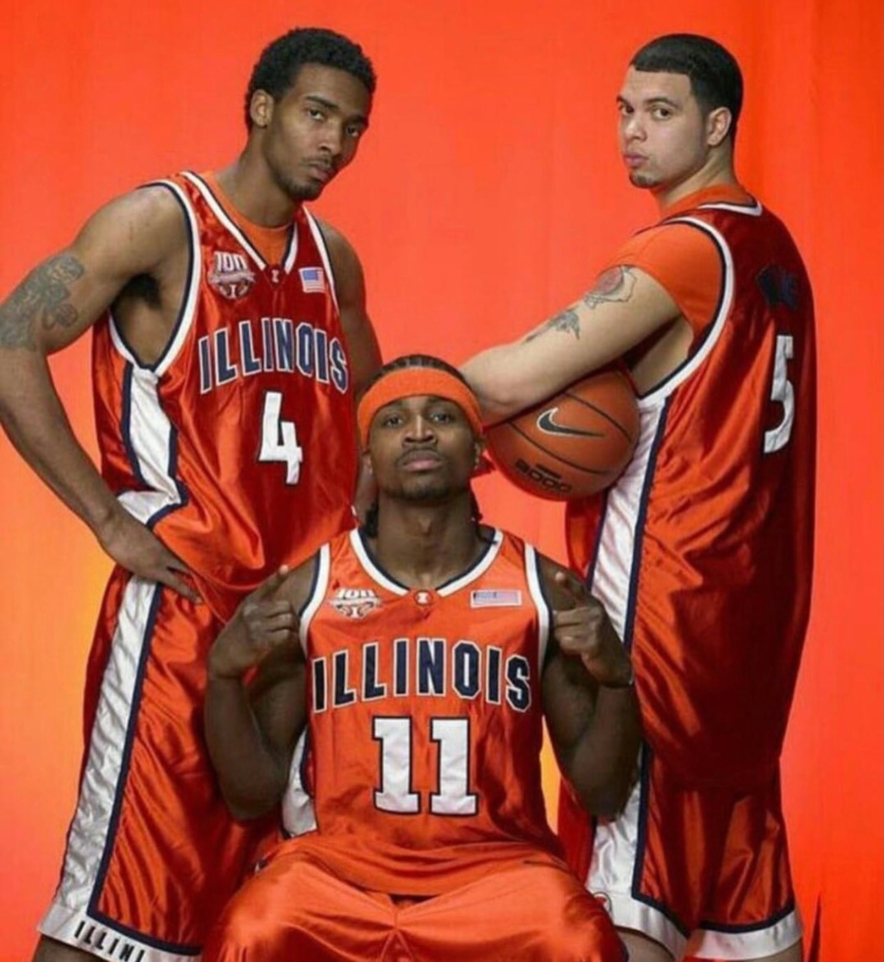 篮天下 2005年的伊利诺伊大学球员组合：卢瑟-海德，迪·布朗，德隆·威廉姆斯 